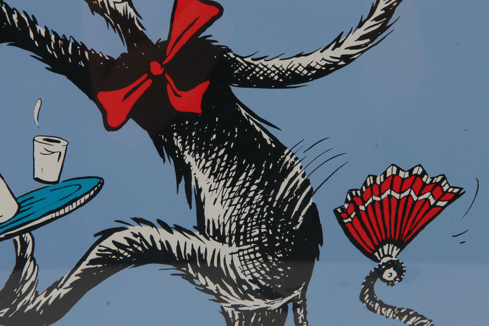 Offset Lithographs of "Cat in the Hat" and "Charlotte's Web" Literary Posters