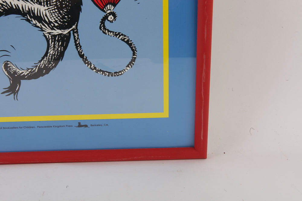 Offset Lithographs of "Cat in the Hat" and "Charlotte's Web" Literary Posters