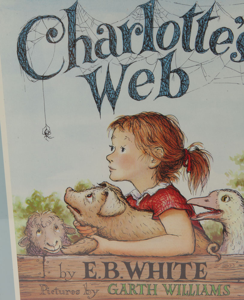 Offset Lithographs of "Cat in the Hat" and "Charlotte's Web" Literary Posters