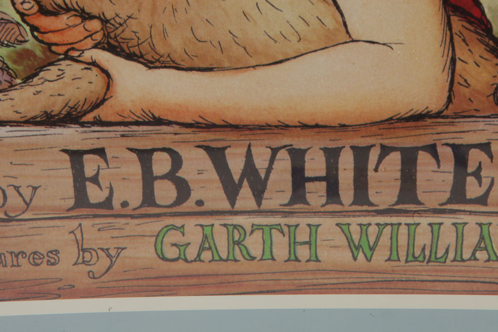 Offset Lithographs of "Cat in the Hat" and "Charlotte's Web" Literary Posters