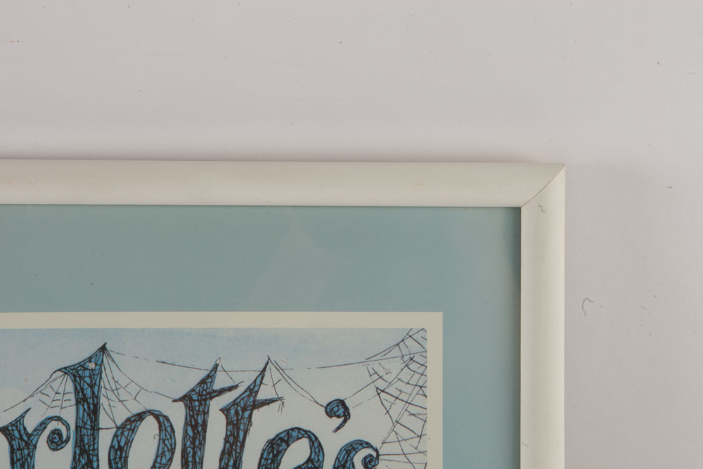 Offset Lithographs of "Cat in the Hat" and "Charlotte's Web" Literary Posters