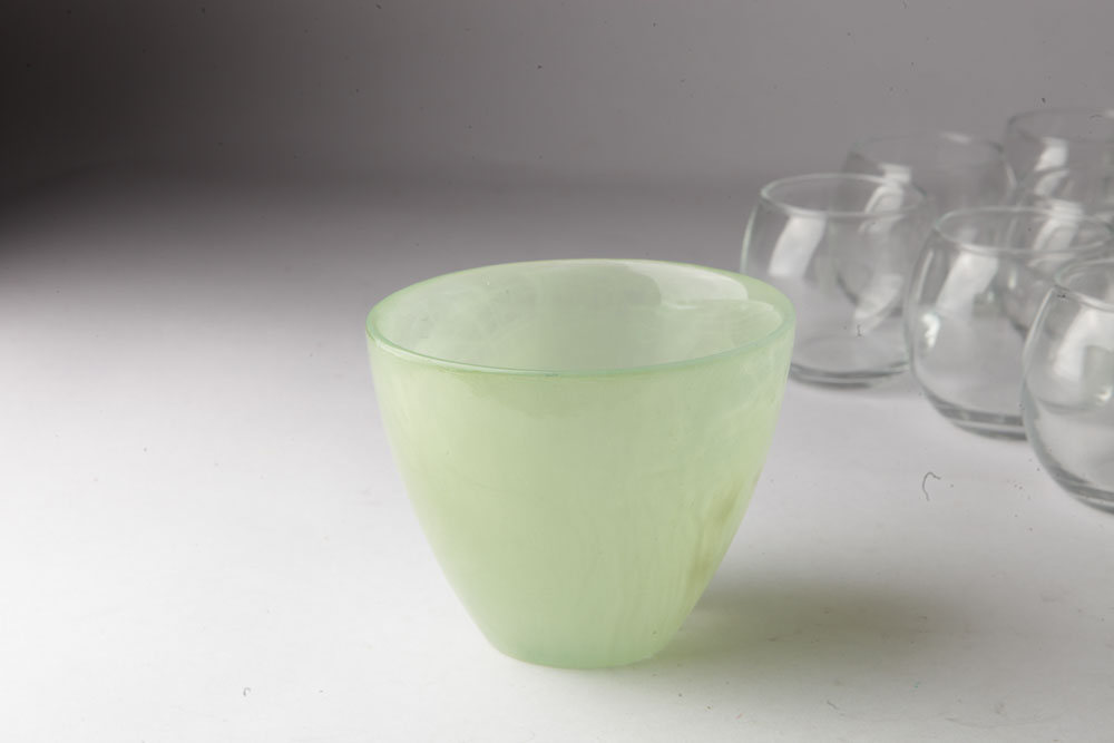 Glass Votive Candle Holders Including Smith & Hawken with Candles