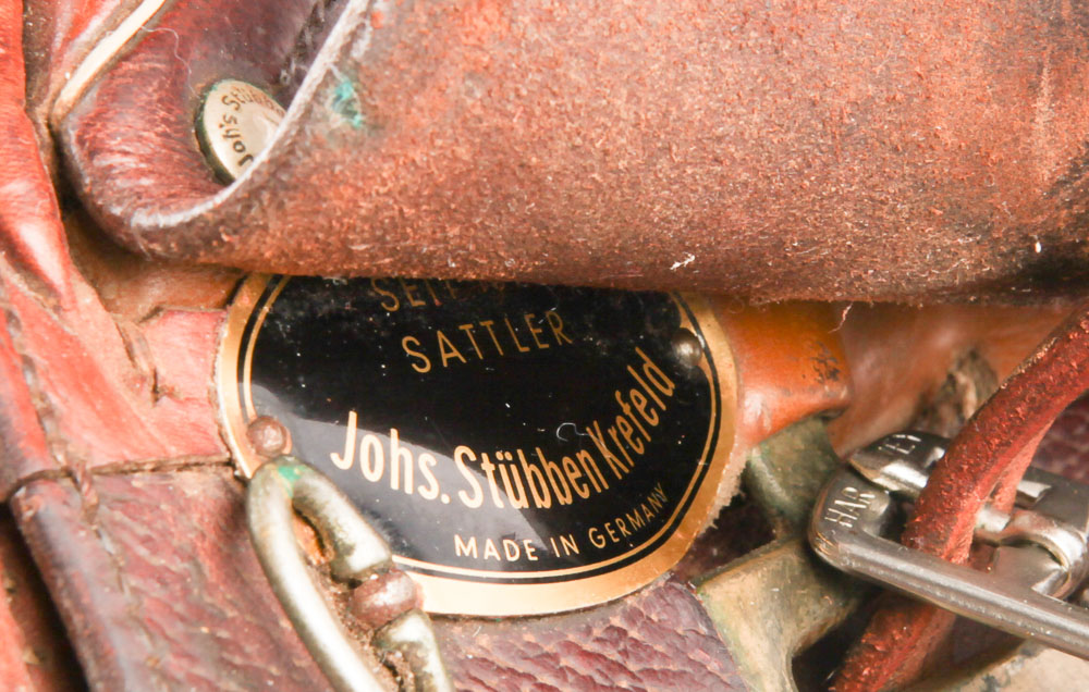 Johs. Stübben Krefeld Forward Seat Saddle with Fittings