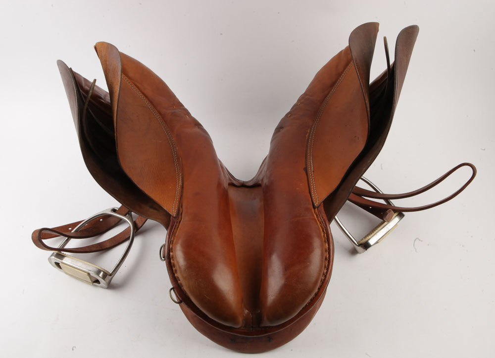 Johs. Stübben Krefeld Forward Seat Saddle with Fittings