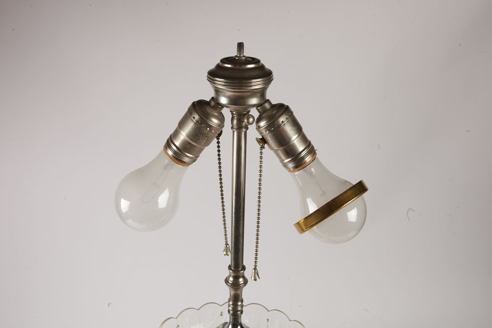 Glass Table Lamp with Prisms