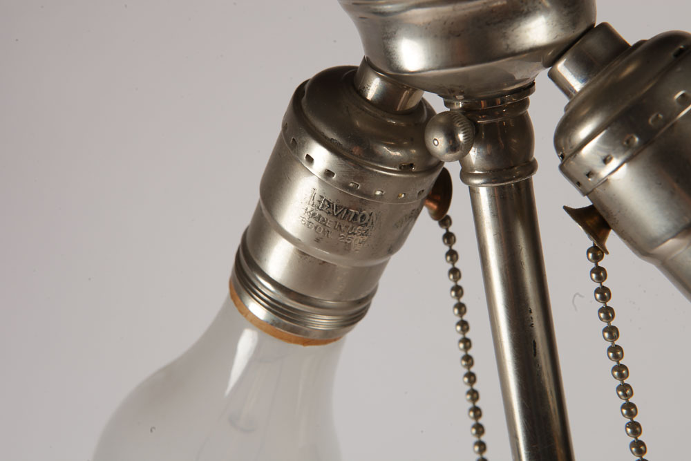 Glass Table Lamp with Prisms