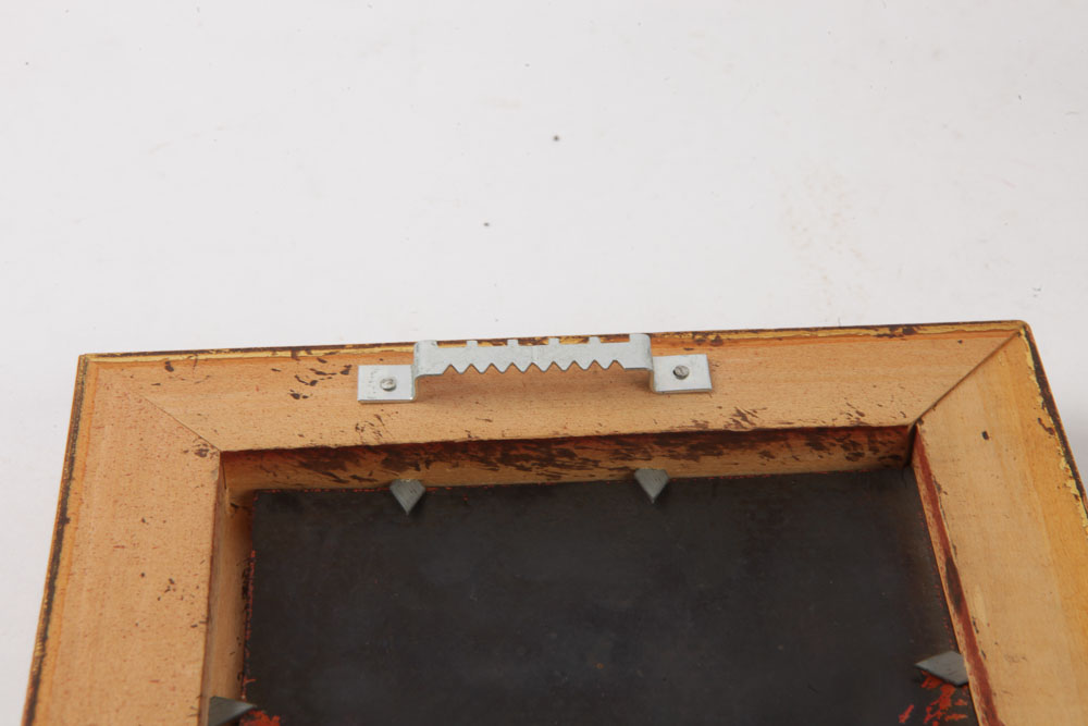 Miniature Enamel Painting of Figural Beach Scene