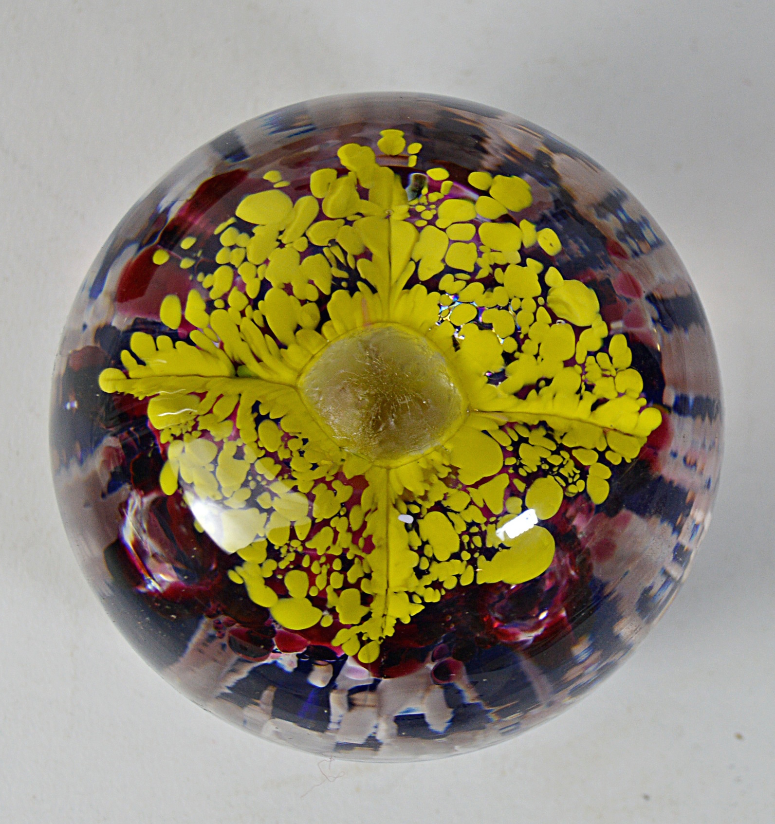 Vintage Art Glass Paperweight