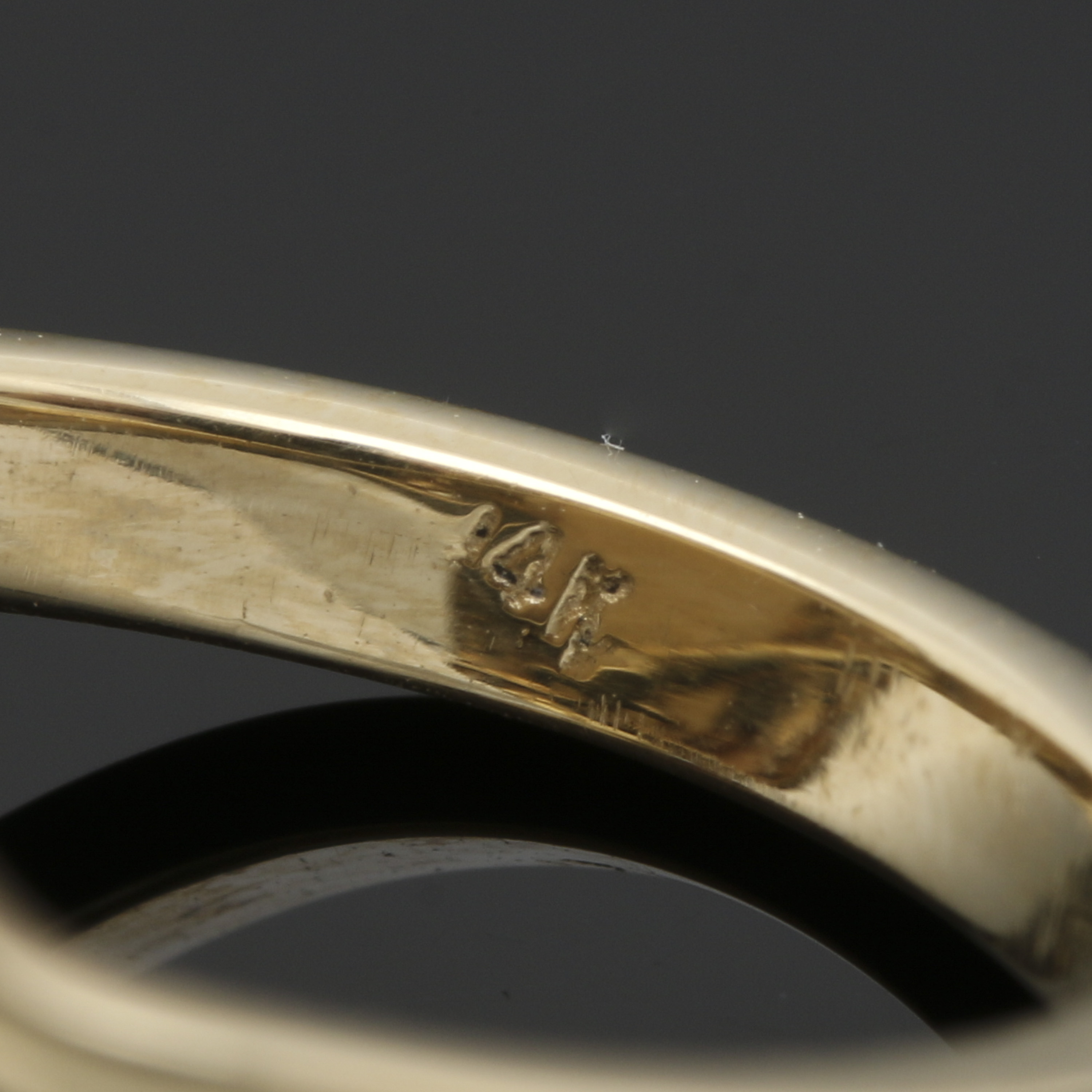 14K Yellow Gold Opal Ring