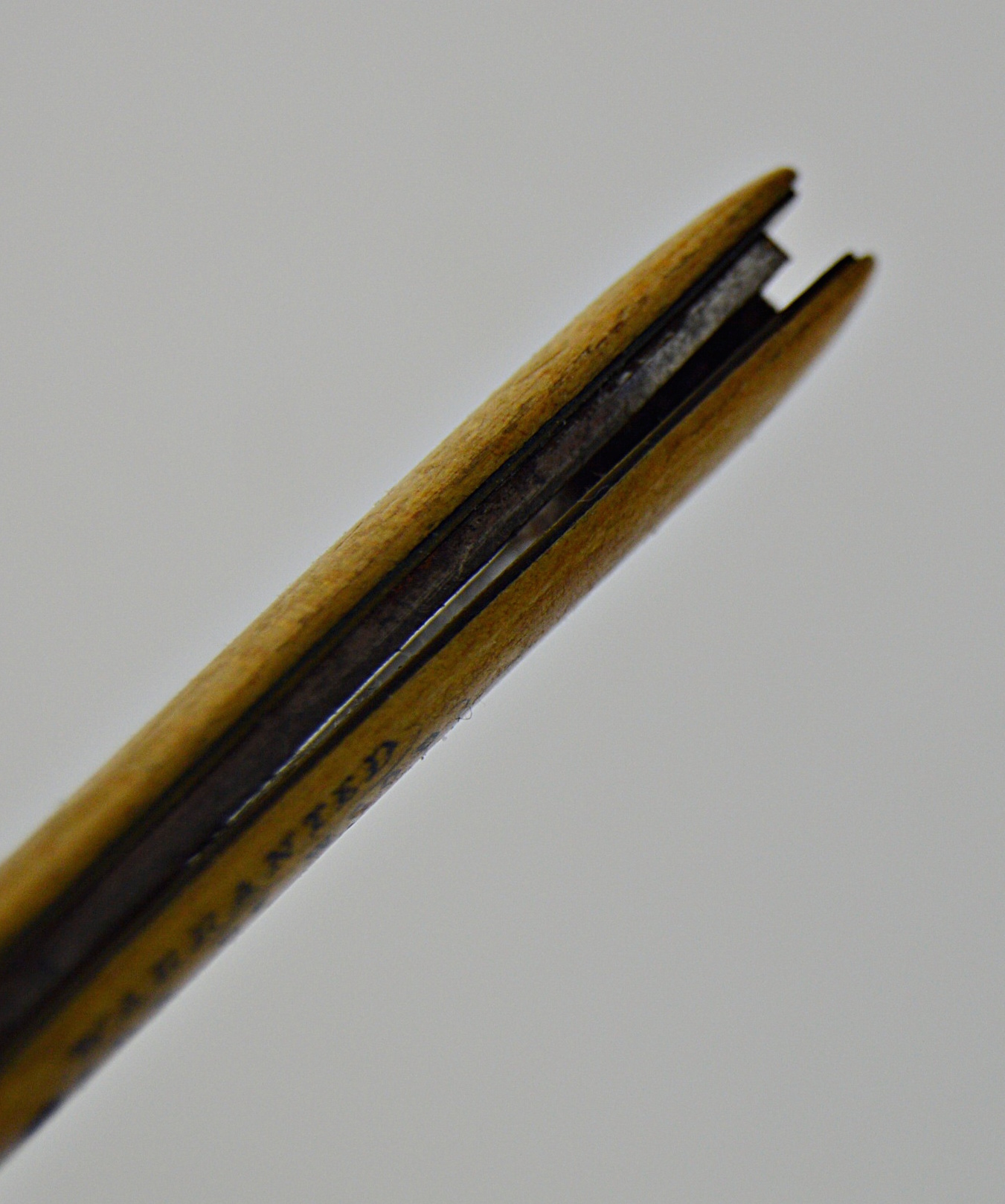 Vintage Wooden Burns' Monument Pocket Knife