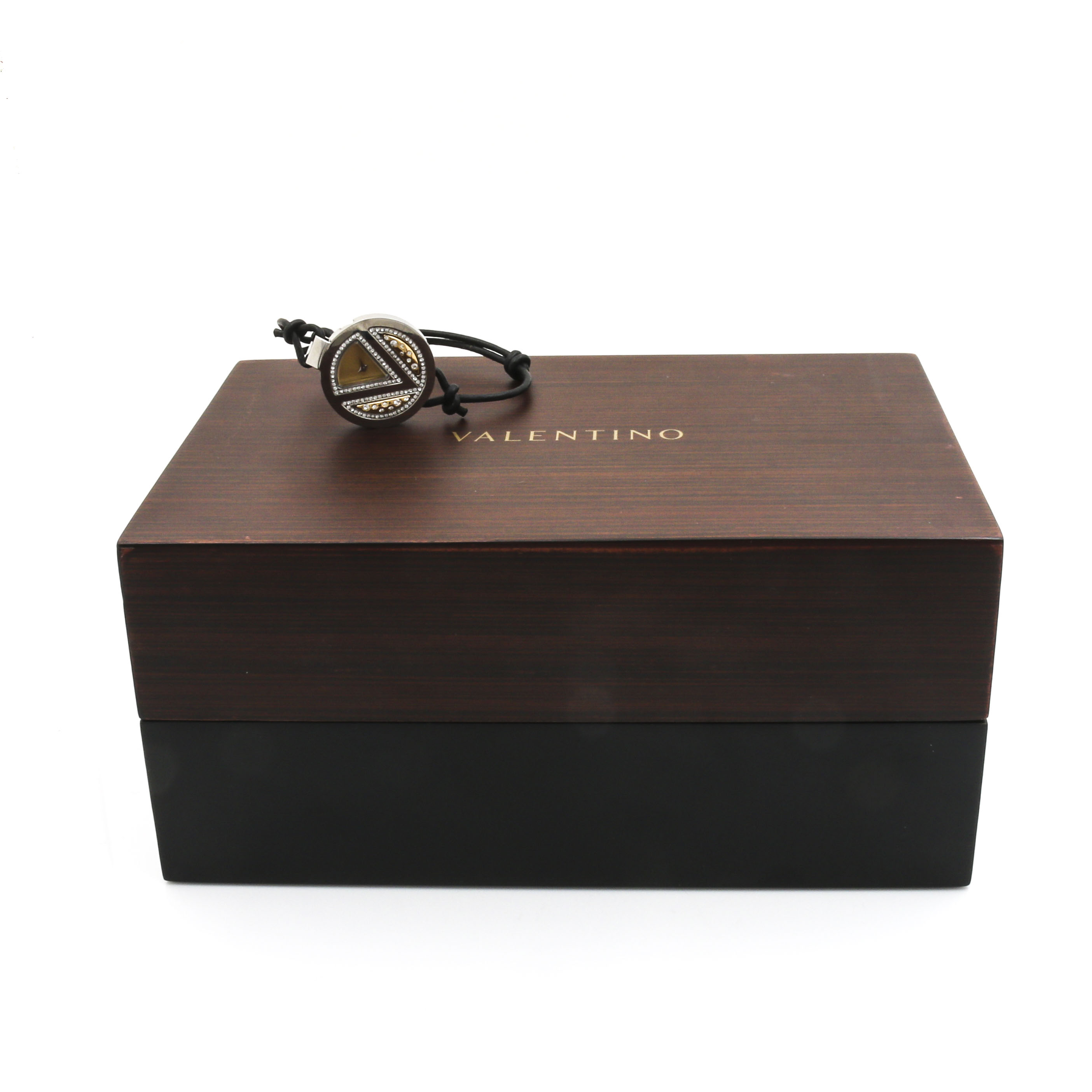 Valentino Stainless Steel and Glass Crystal Watch