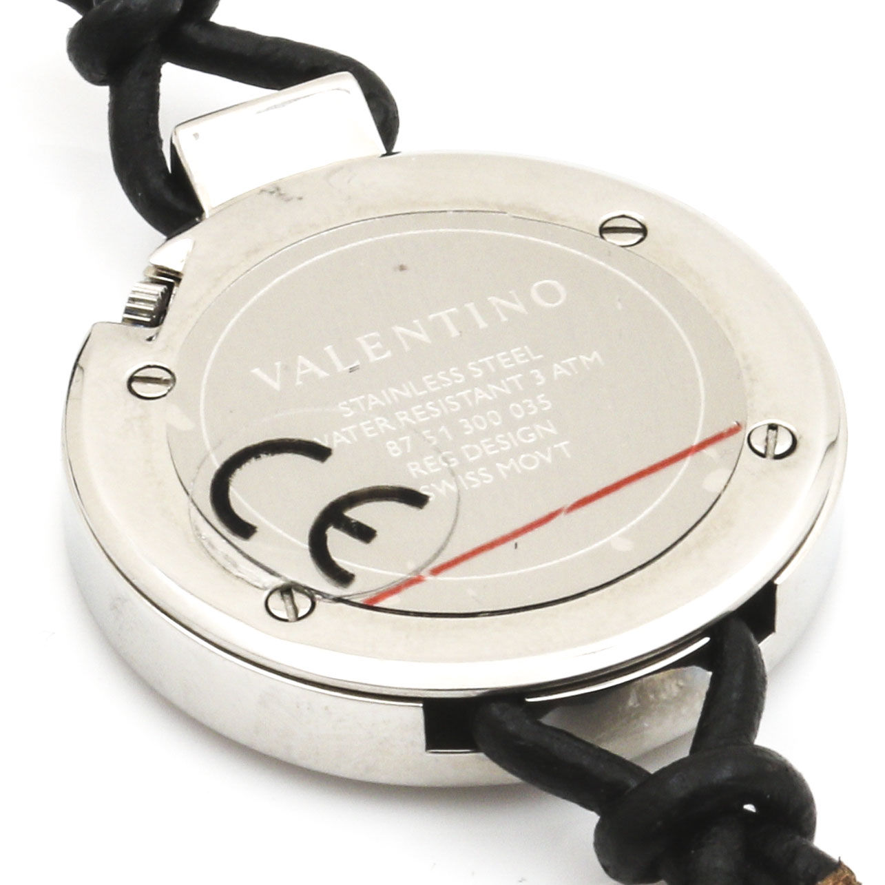 Valentino Stainless Steel and Glass Crystal Watch