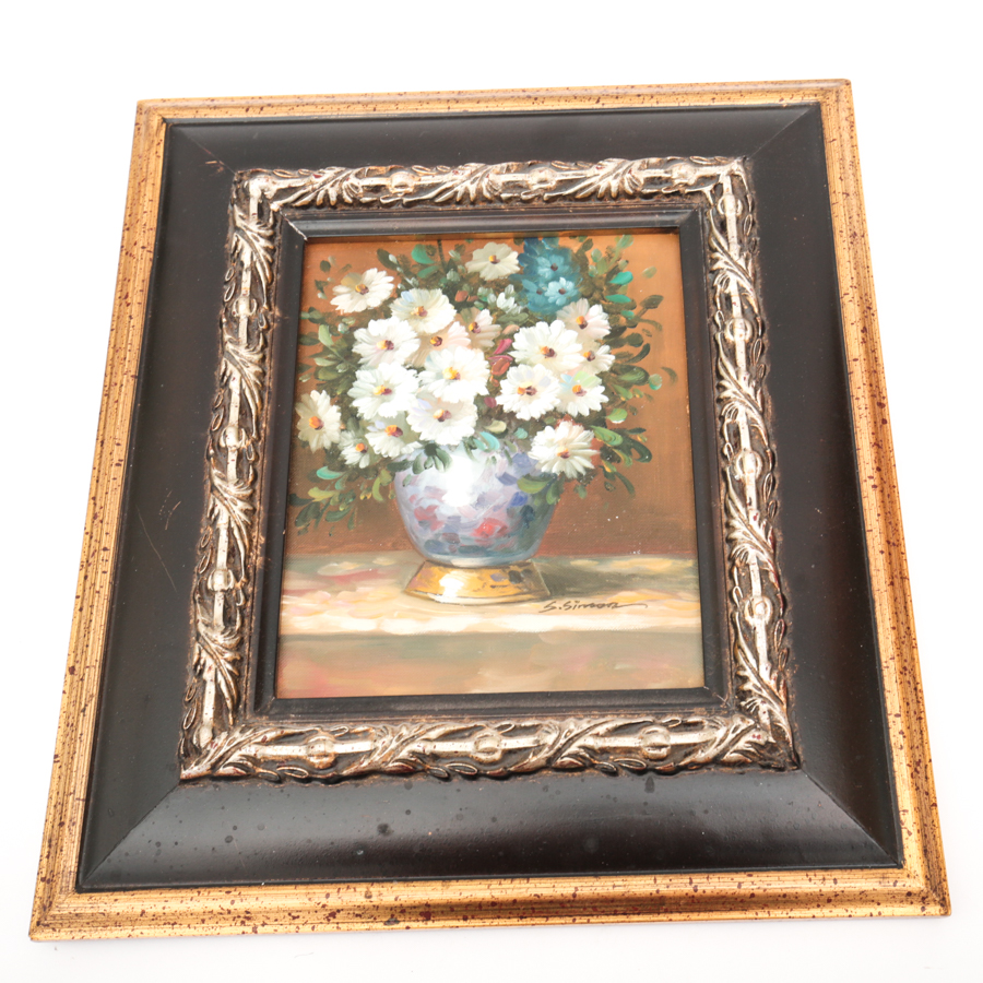 Original S. Simon Oil Painting on Canvas