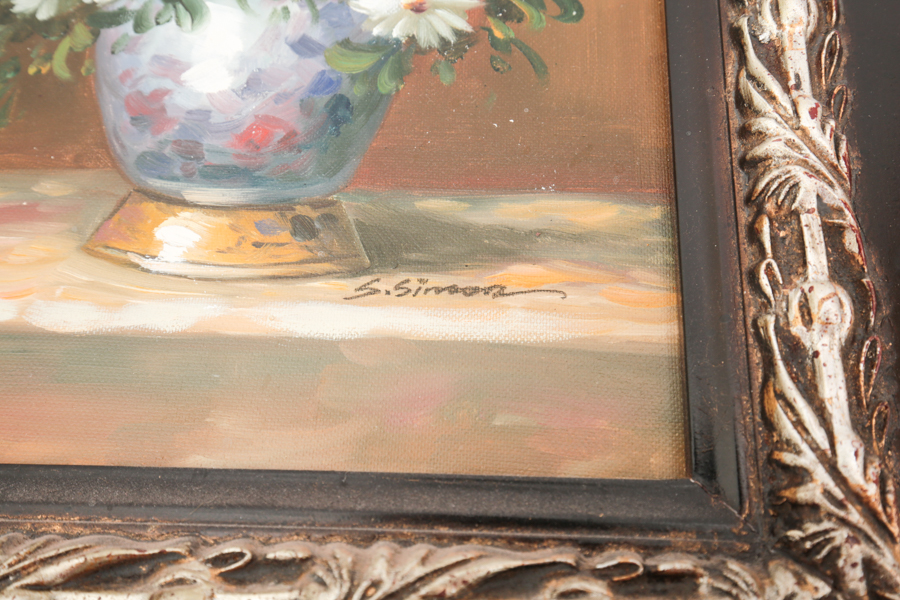 Original S. Simon Oil Painting on Canvas