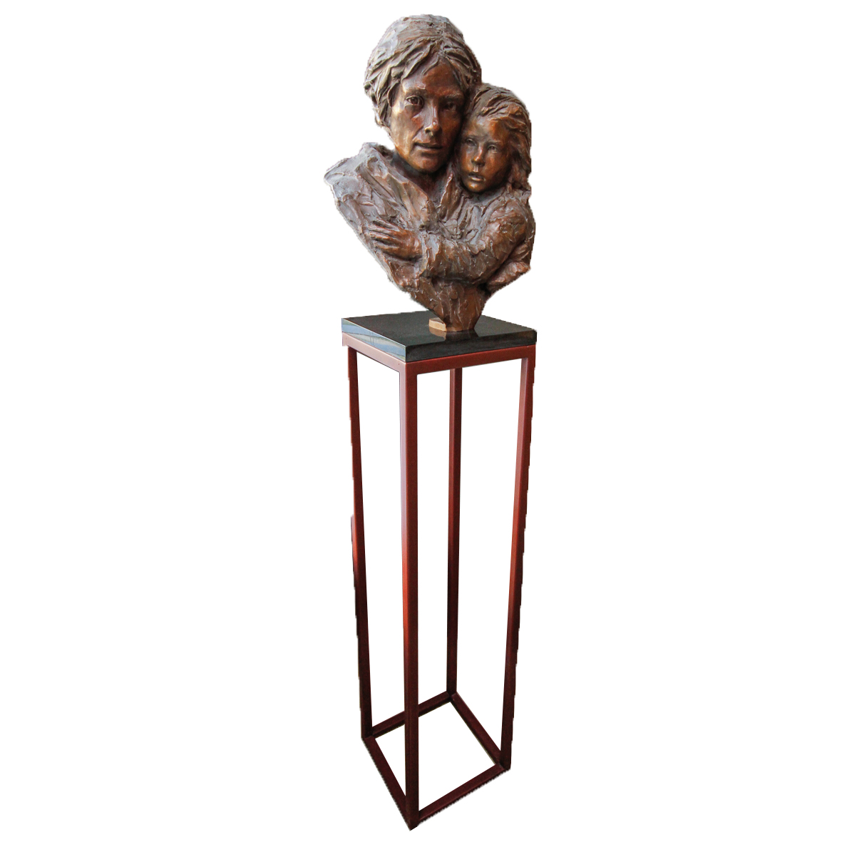 Glenna Goodacre Bronze Sculpture of Mother and Child