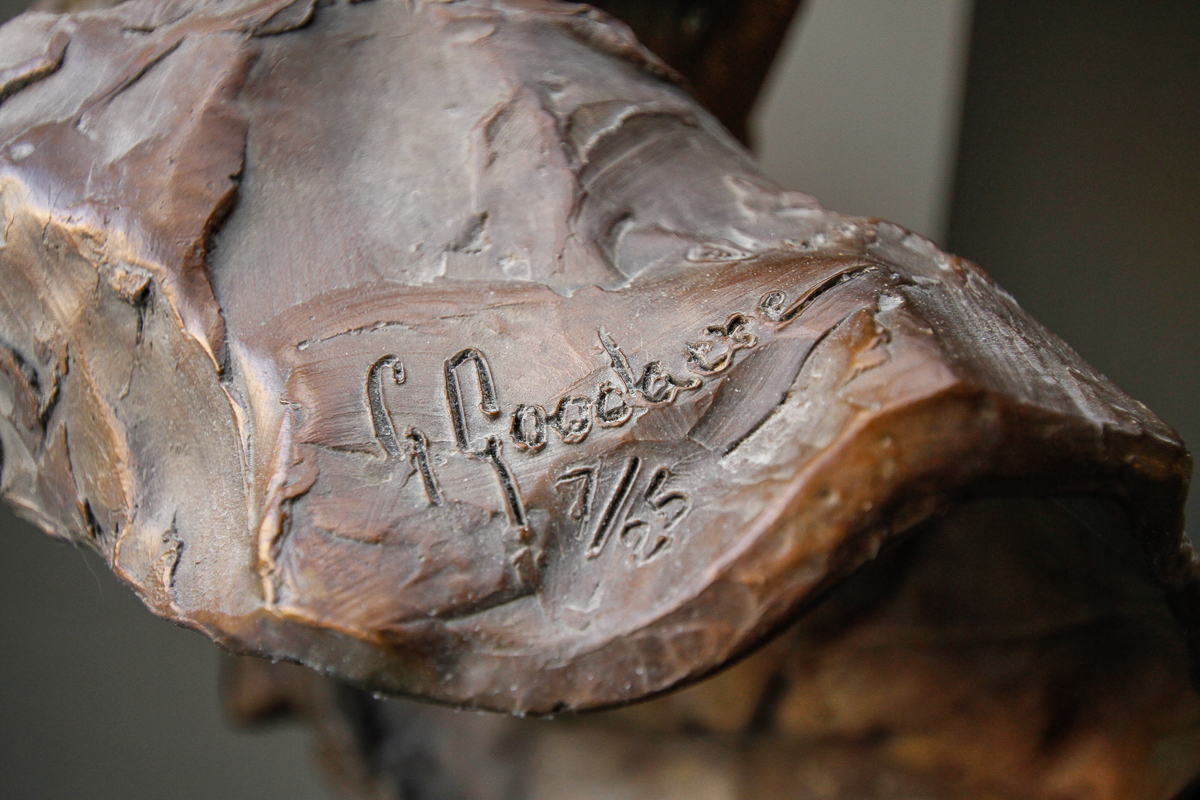 Glenna Goodacre Bronze Sculpture of Mother and Child