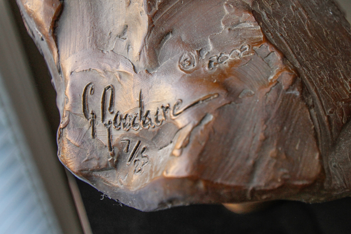 Glenna Goodacre Bronze Sculpture of Mother and Child