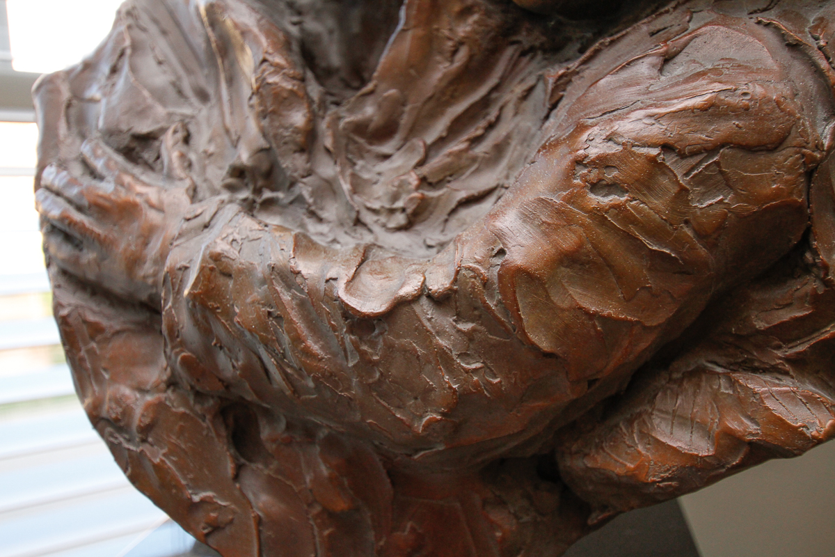 Glenna Goodacre Bronze Sculpture of Mother and Child