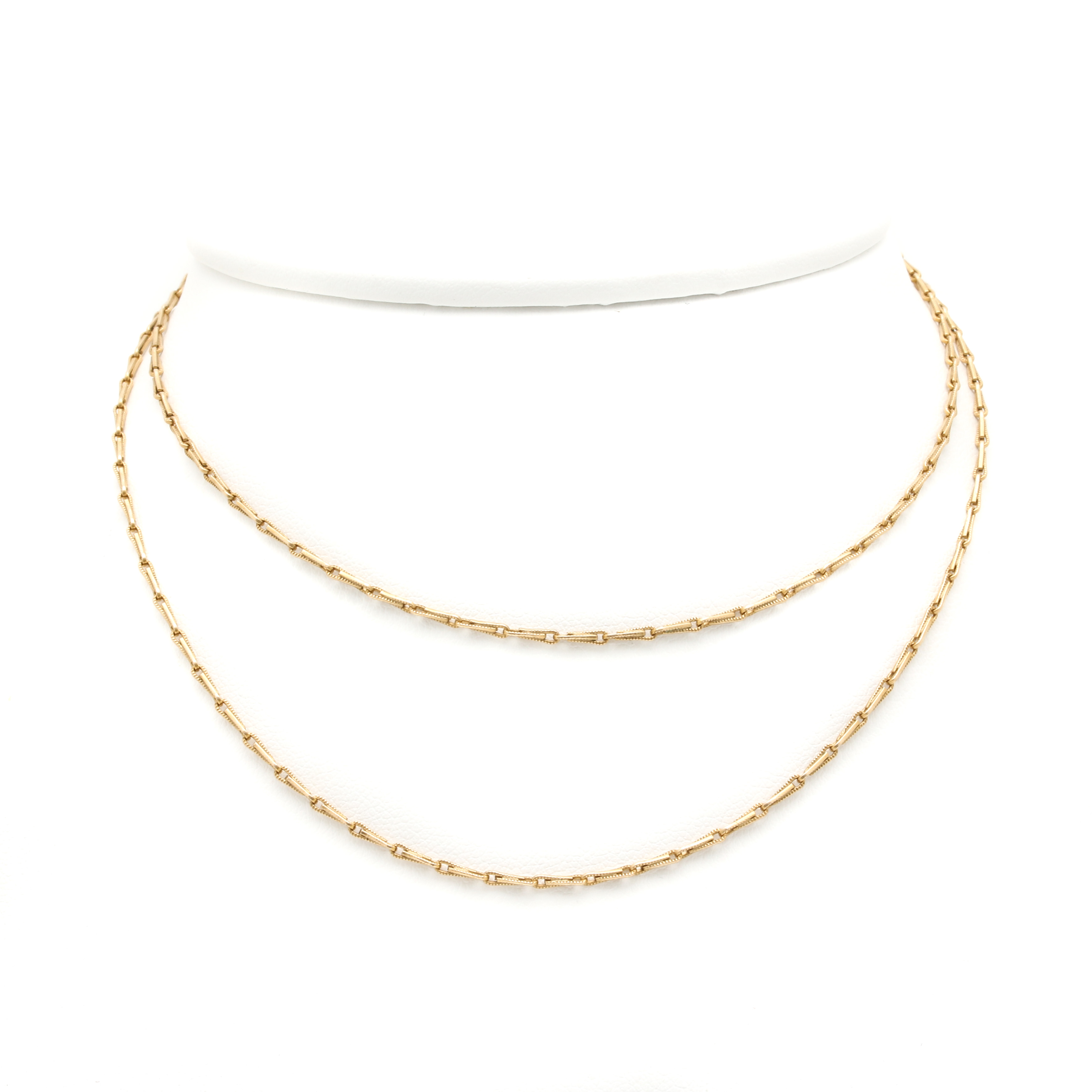 14K Yellow Gold Chain Necklace