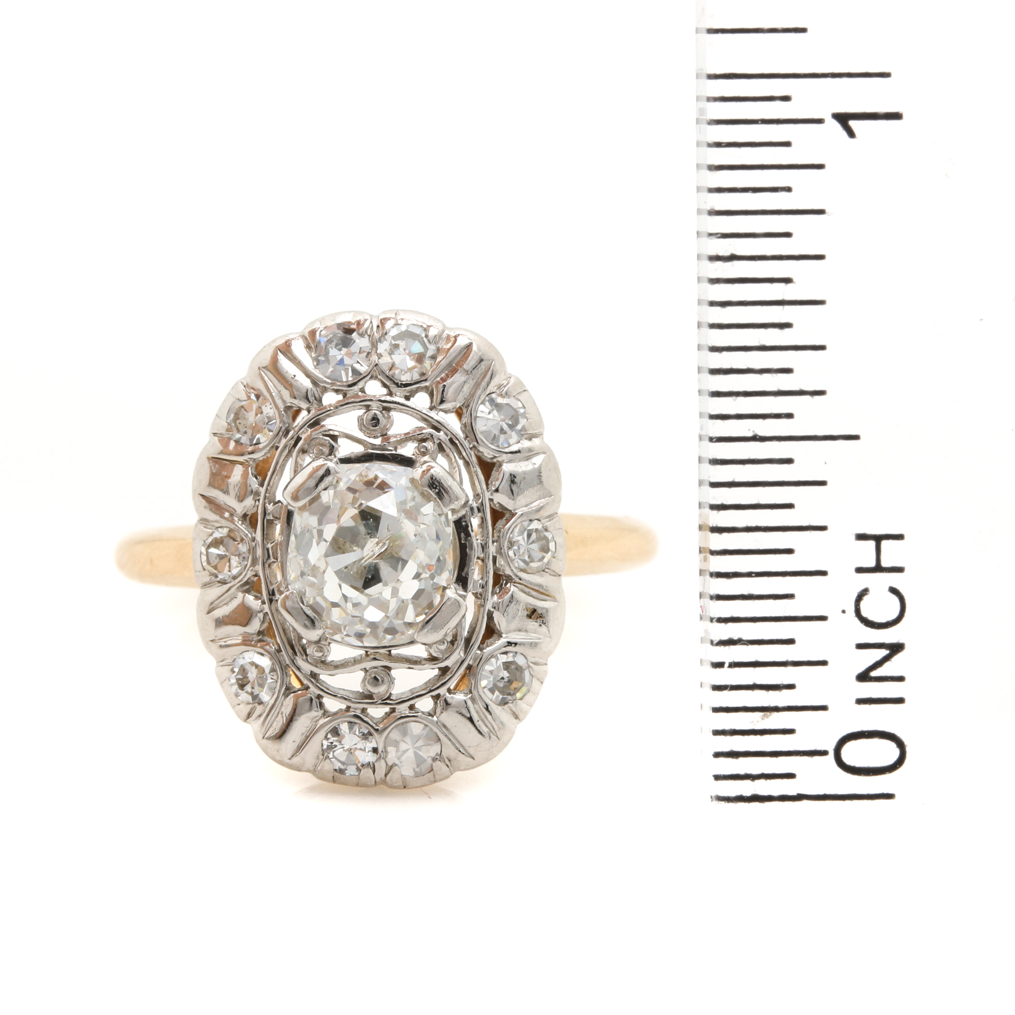 14K Yellow Gold 1.53 CTW Diamond Ring