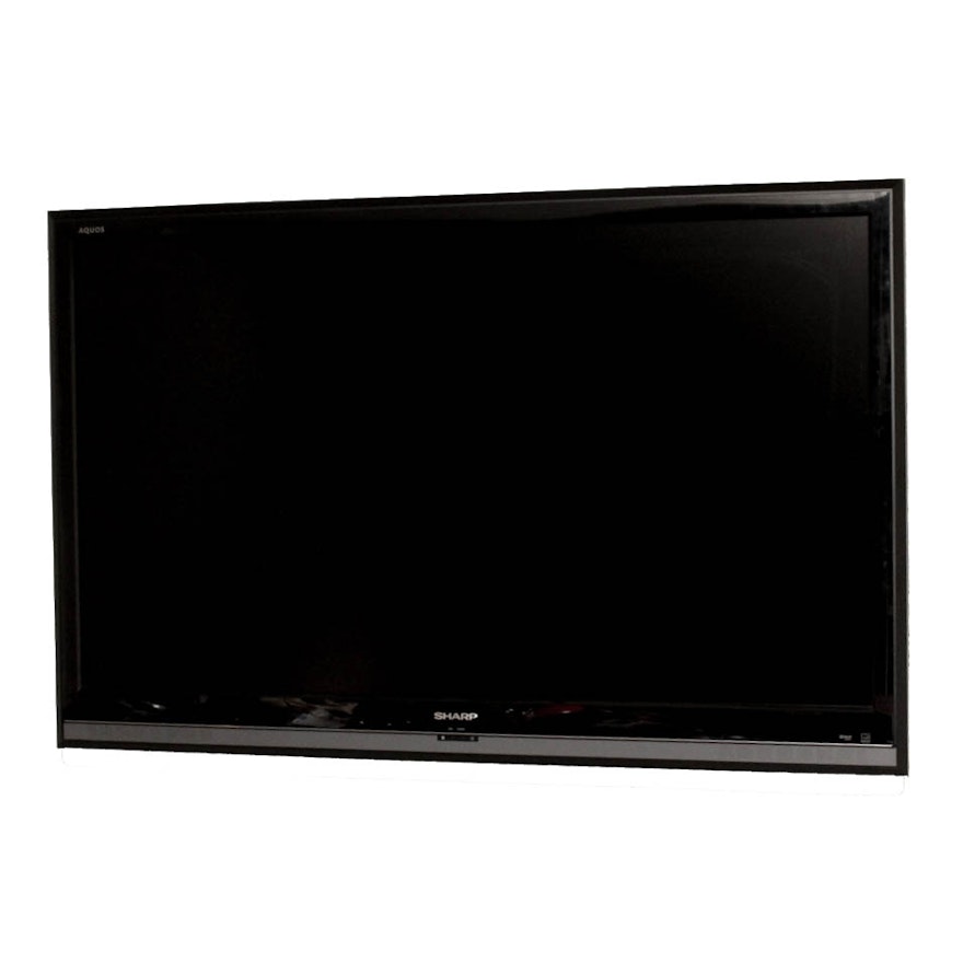 Sharp Aquos 52" LCD HDTV Flat Screen Television with Mount
