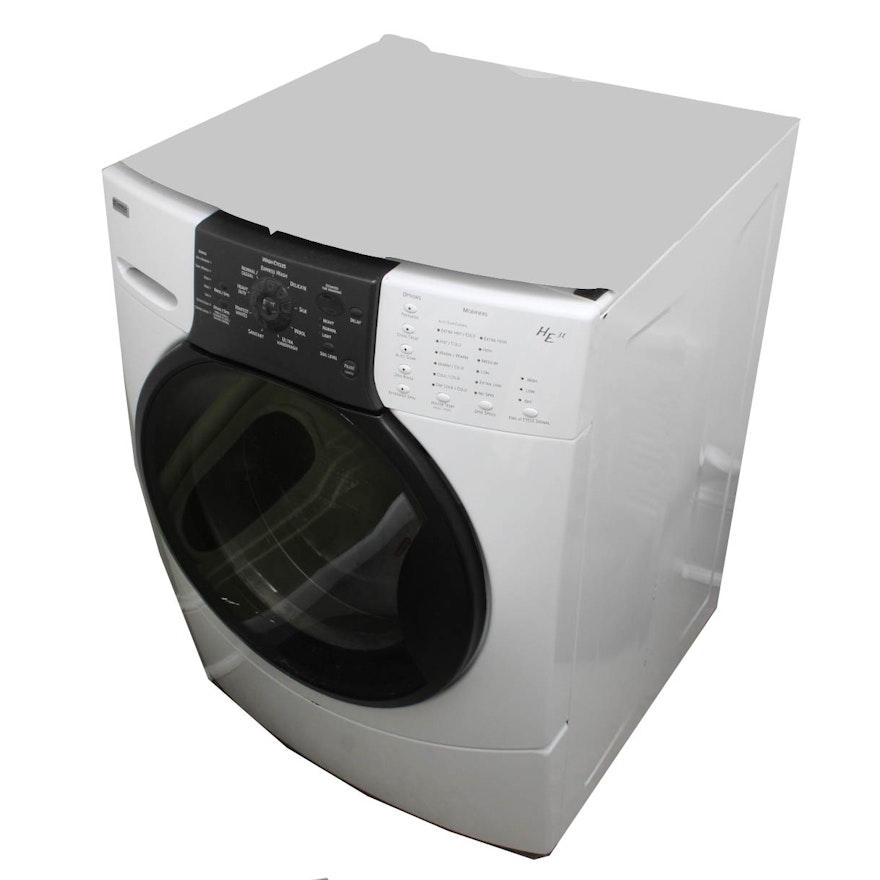 Kenmore Elite Front-Loading Washer with Pedestal