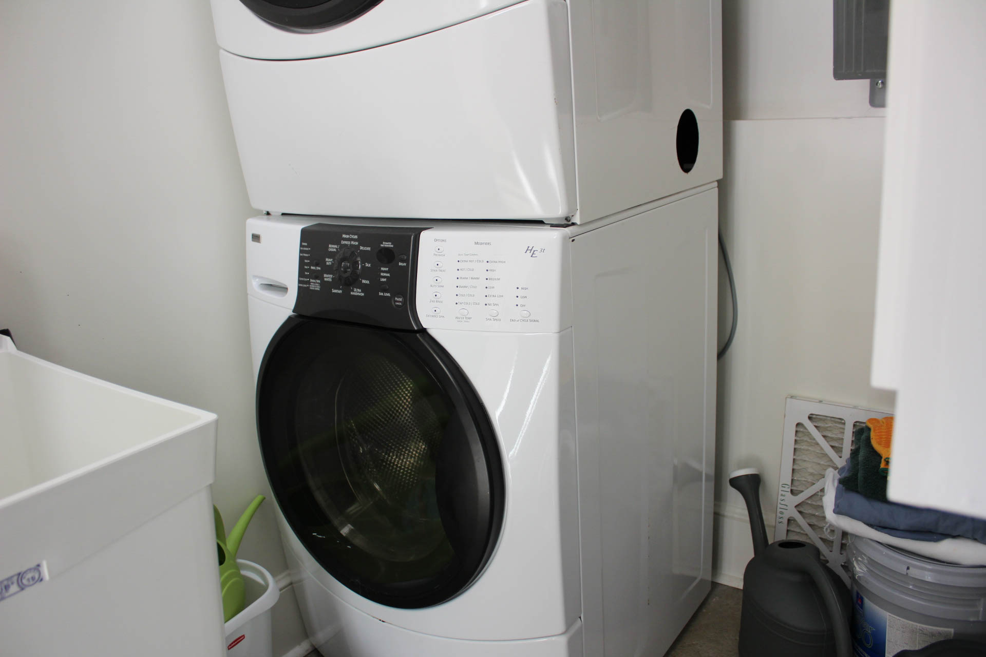 Kenmore Elite Front-Loading Washer with Pedestal