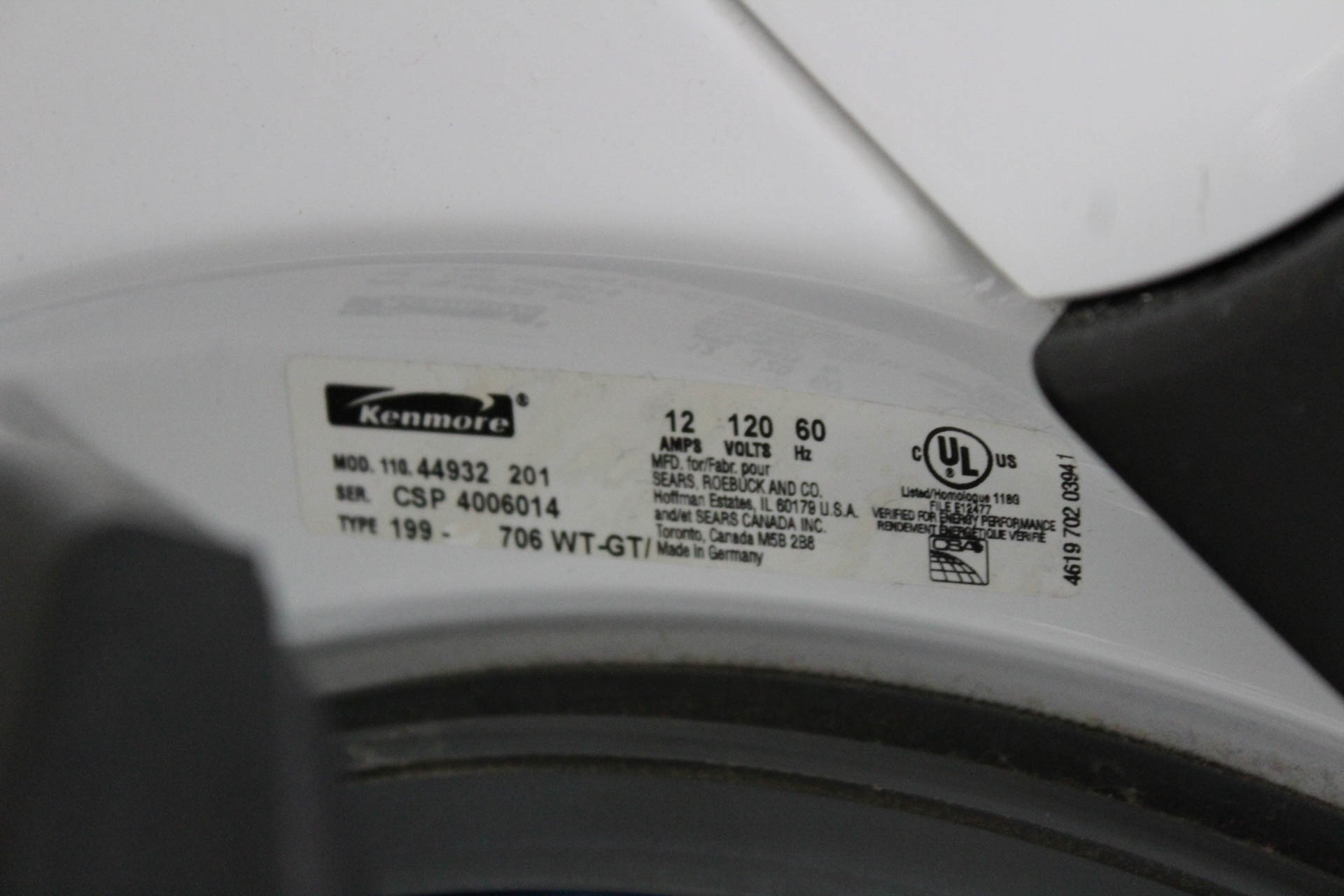 Kenmore Elite Front-Loading Washer with Pedestal