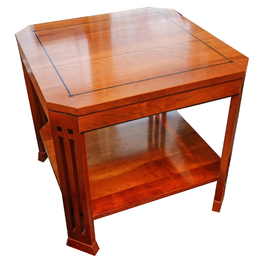 Stickley Furniture "21st Century Mission" Cherry Side Table