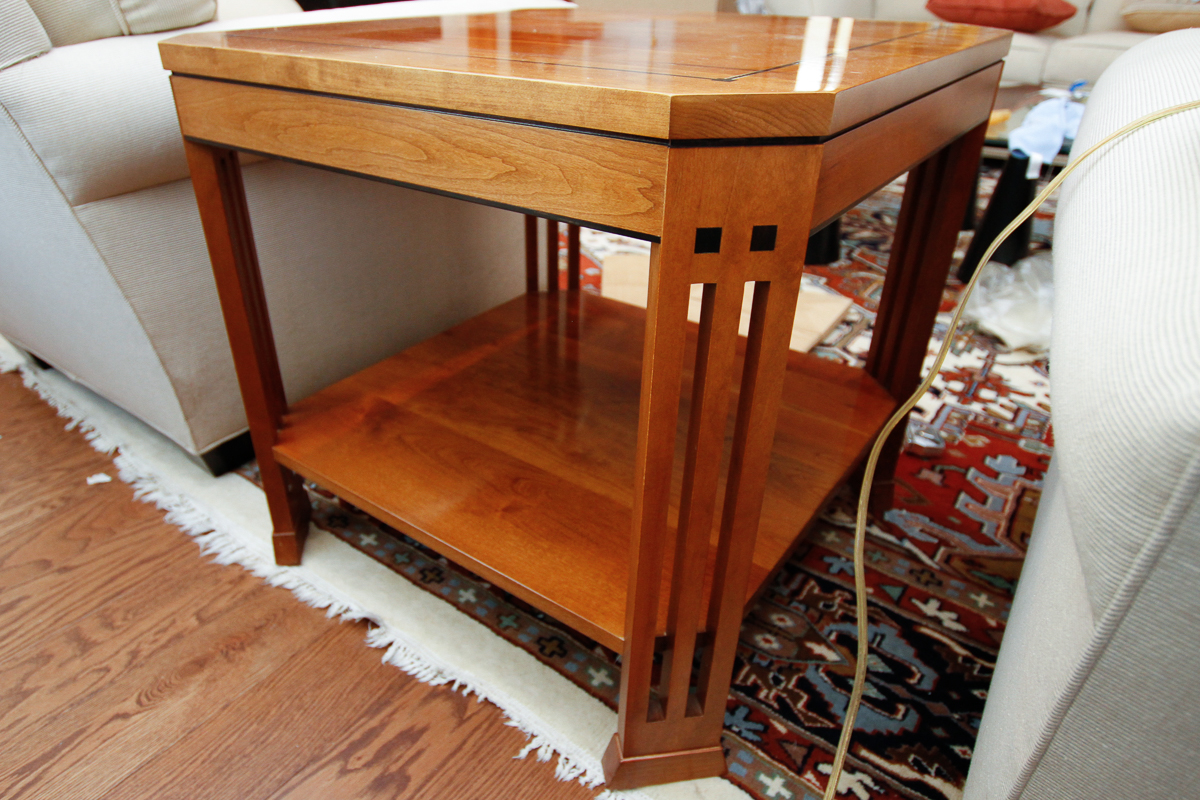 Stickley Furniture "21st Century Mission" Cherry Side Table
