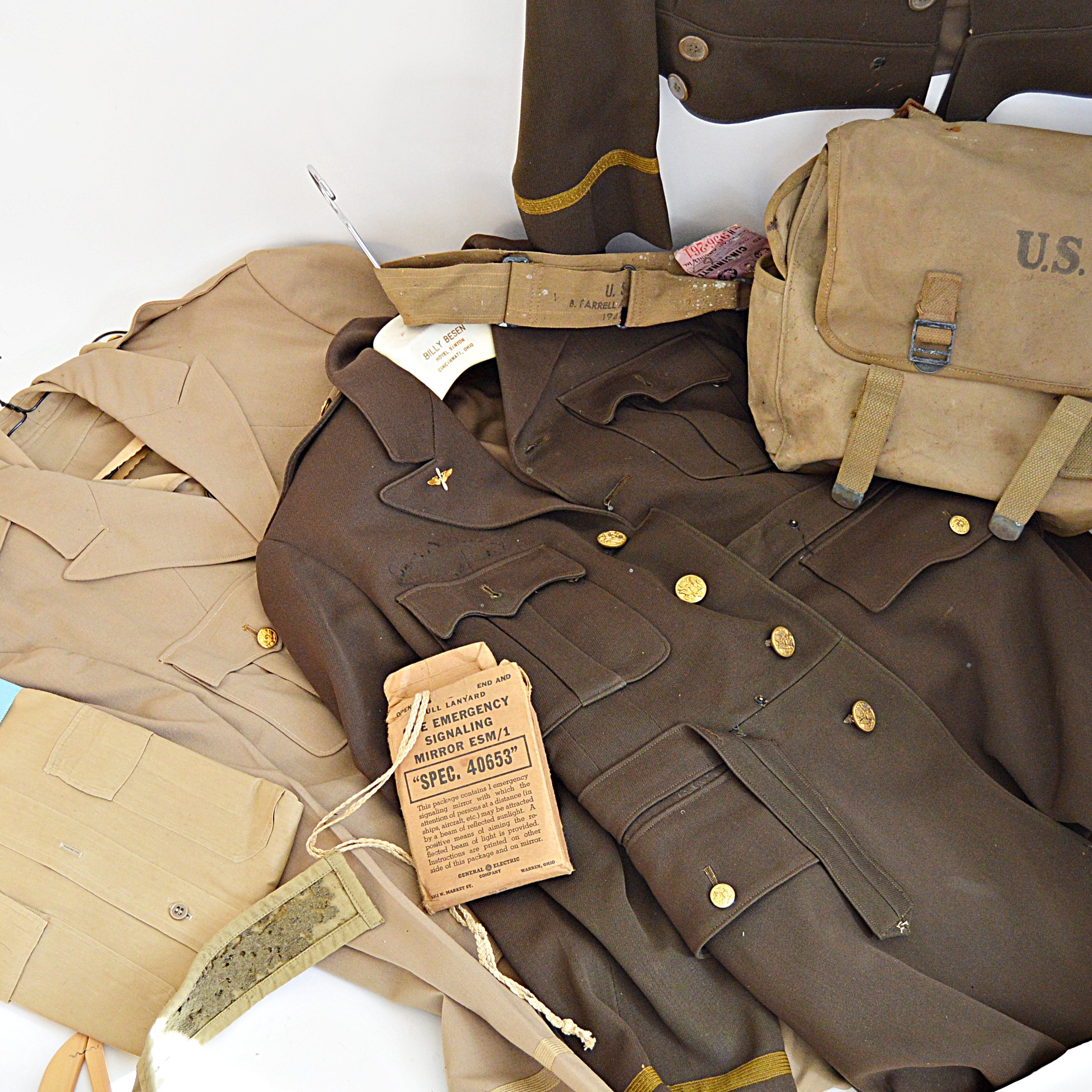 WWII U.S. Military Uniforms and Equipment