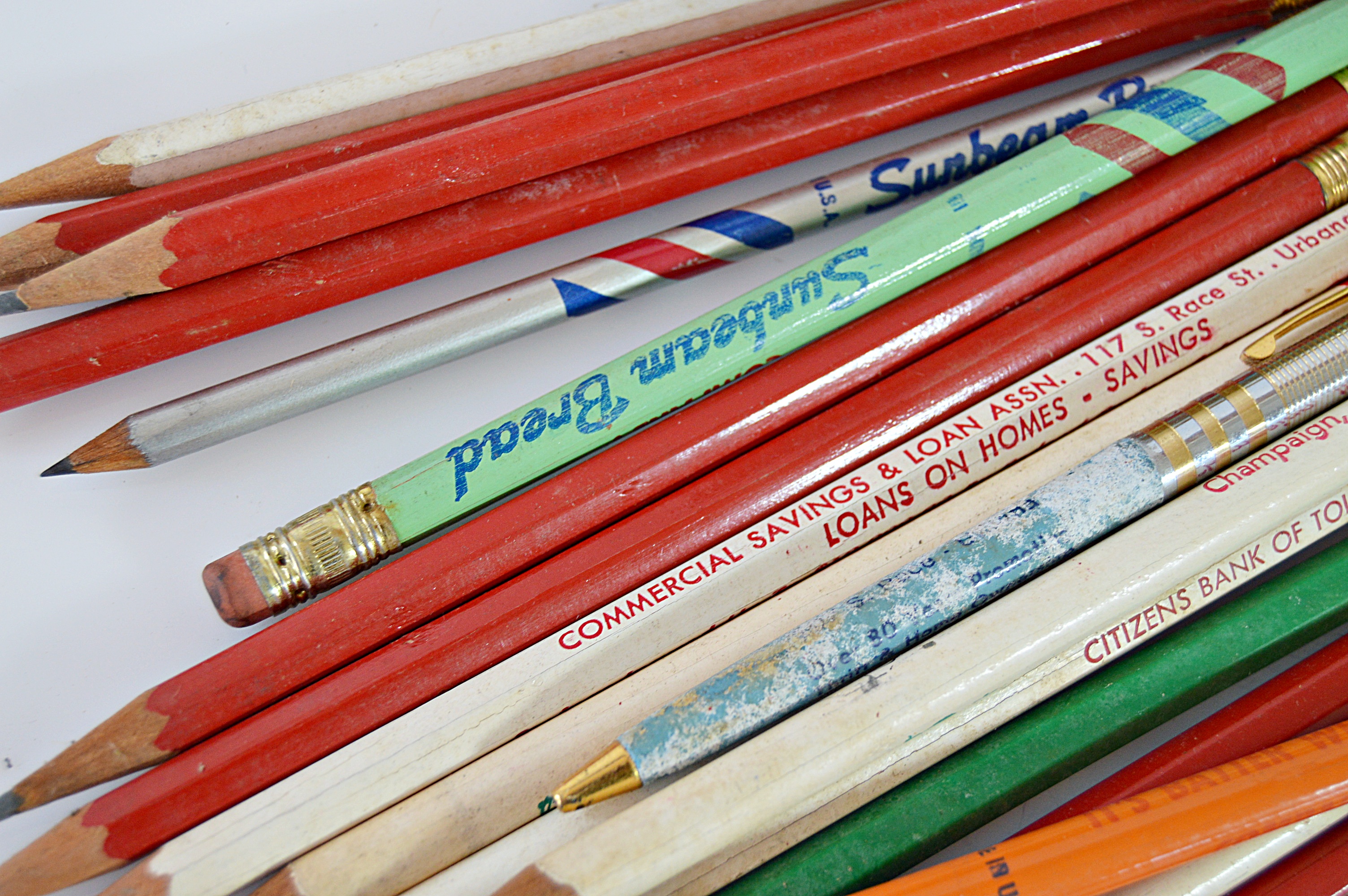 Vintage Pens and Pencils, Cigarette Box, Austrian Bank and Elephant Bookends