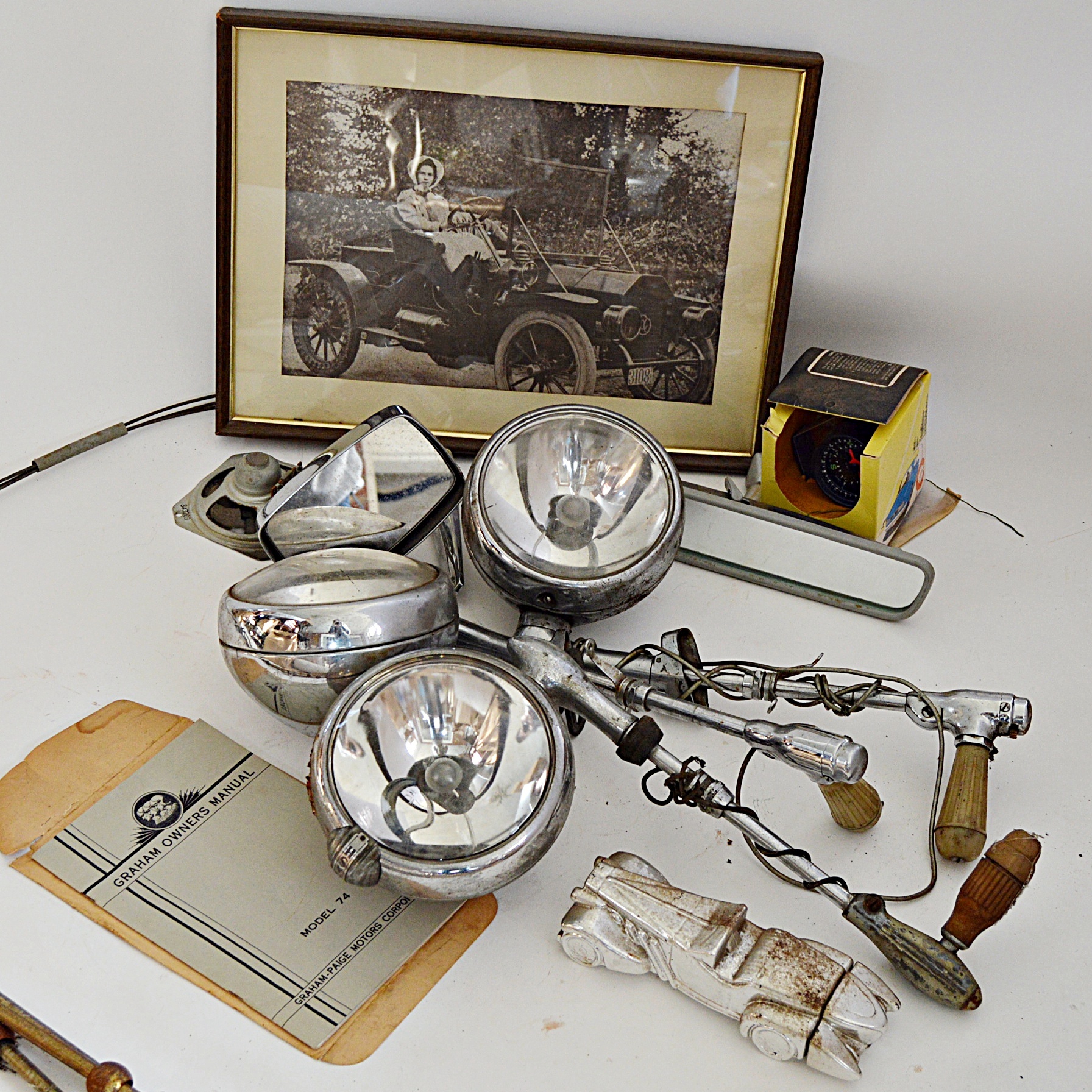 Vintage Auto Parts, Photograph, Graham Manual