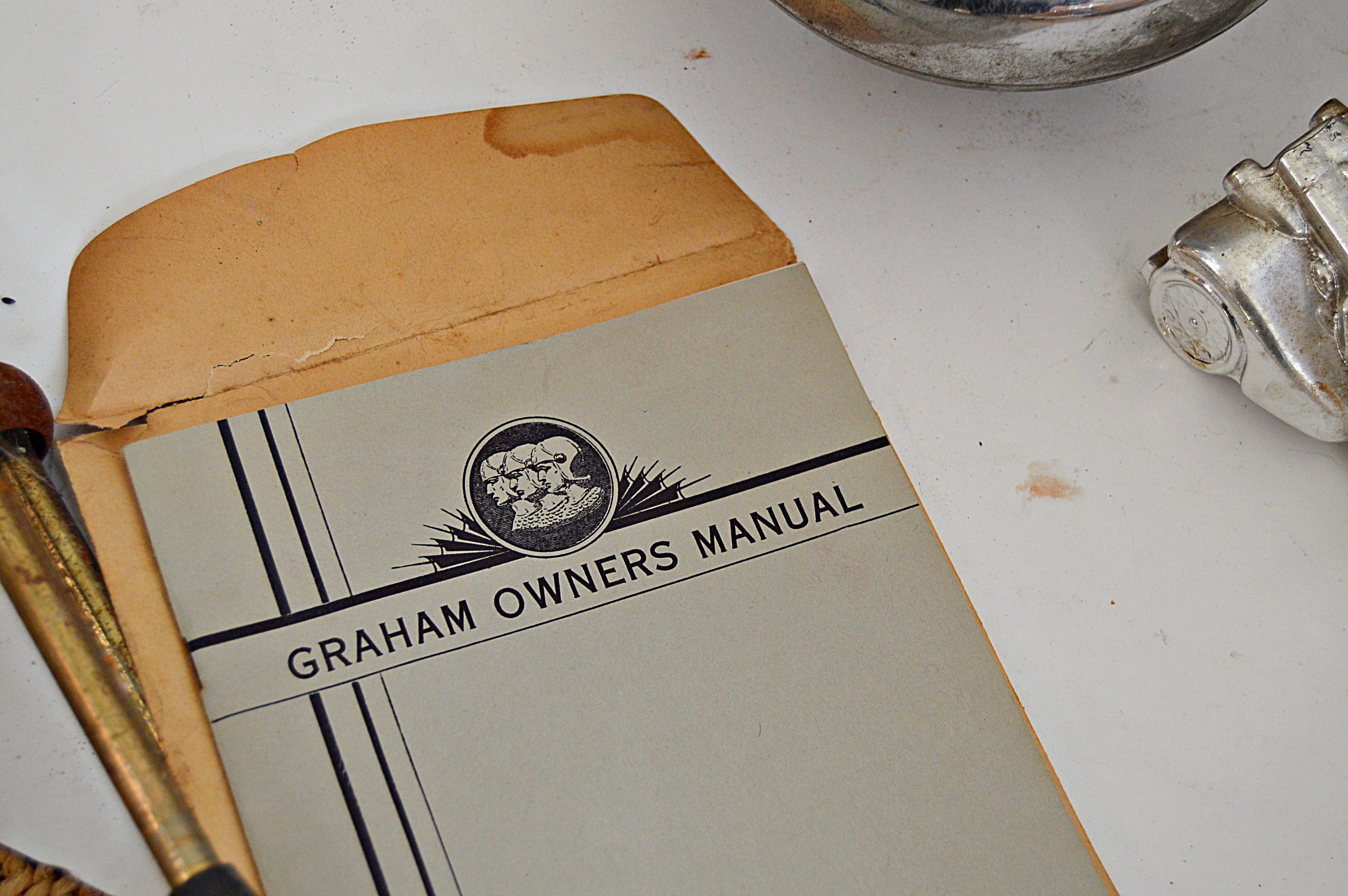 Vintage Auto Parts, Photograph, Graham Manual