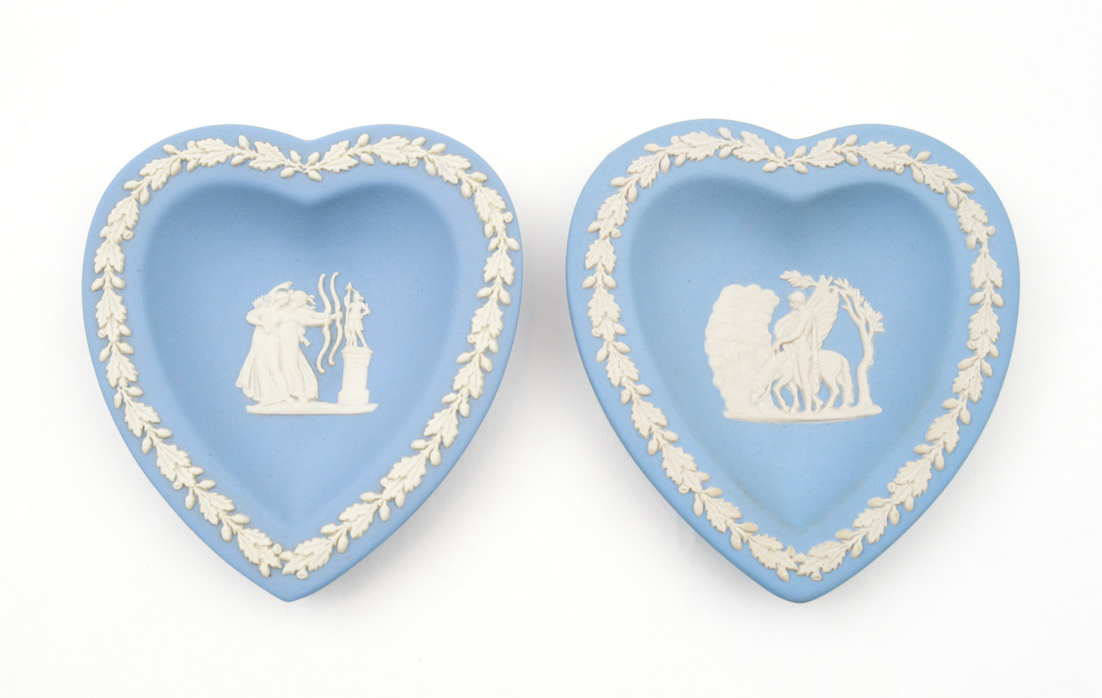 Collection of Wedgwood Blue Jasperware with Eros Motifs