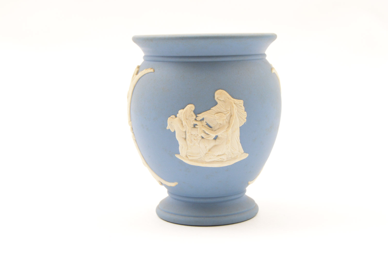 Collection of Wedgwood Blue Jasperware with Eros Motifs