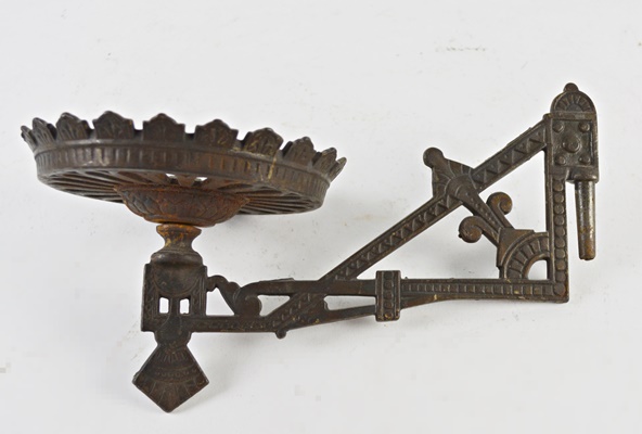 Vintage Cast Iron Candle Sconces