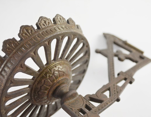 Vintage Cast Iron Candle Sconces