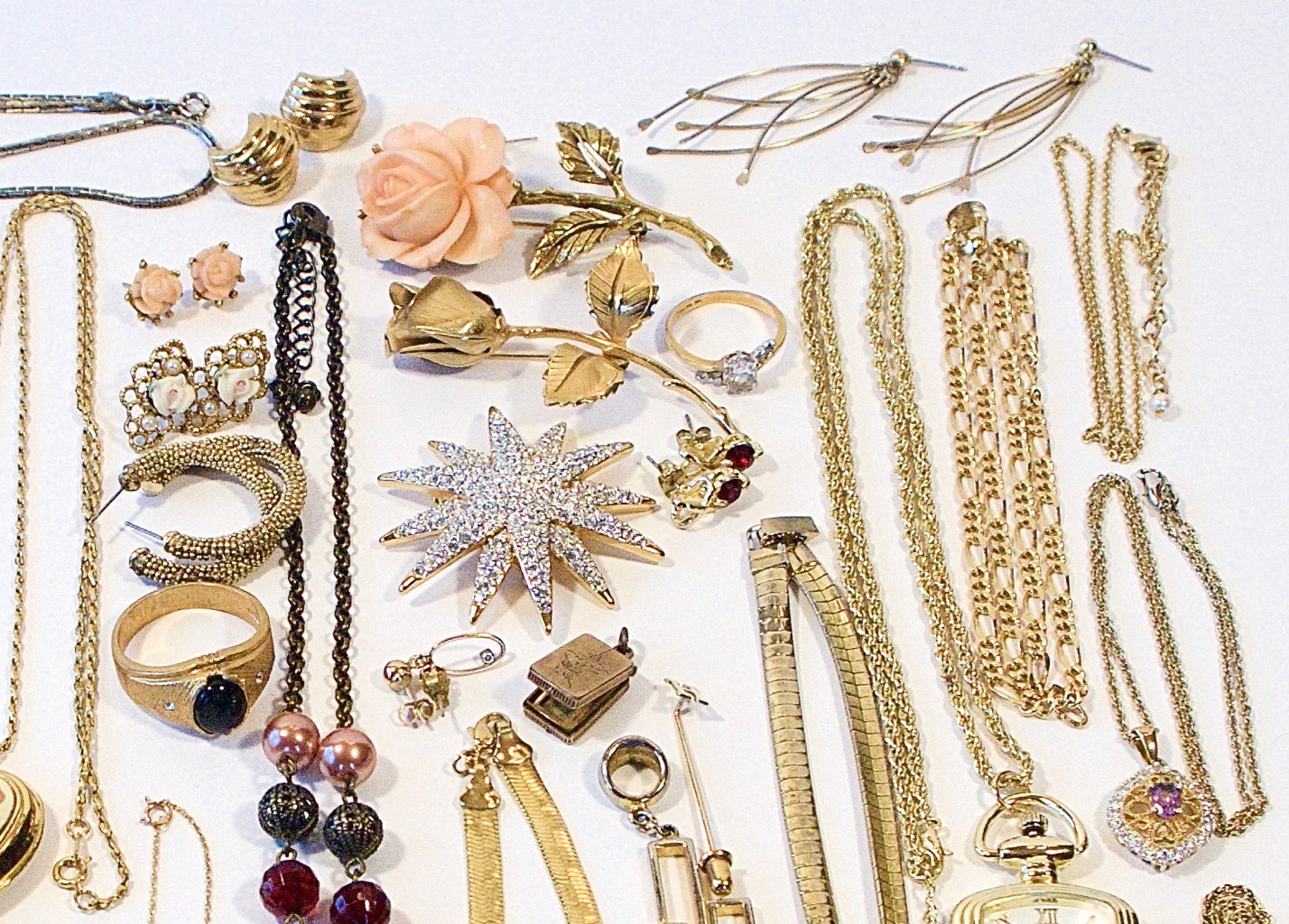 Costume Jewelry Collection with Swarovski, Antique & Vintage Pieces