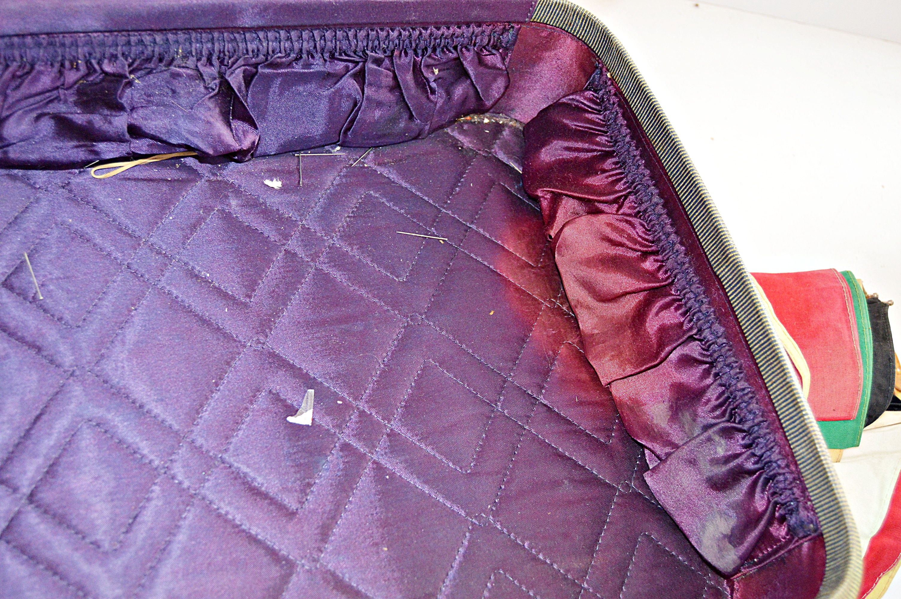 Vintage Umbrellas and Suitcase