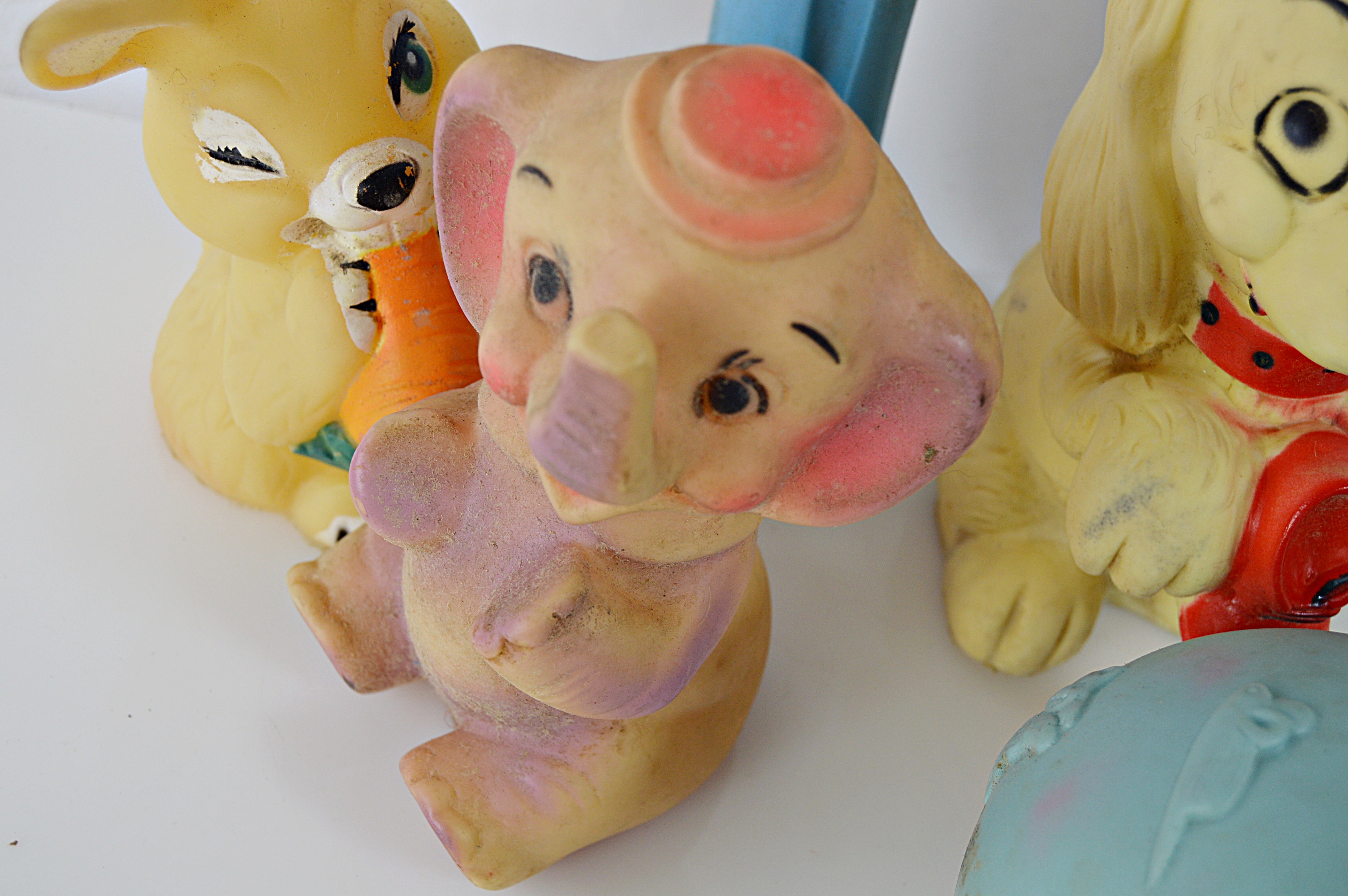 Vintage Rubber Squeak Toys