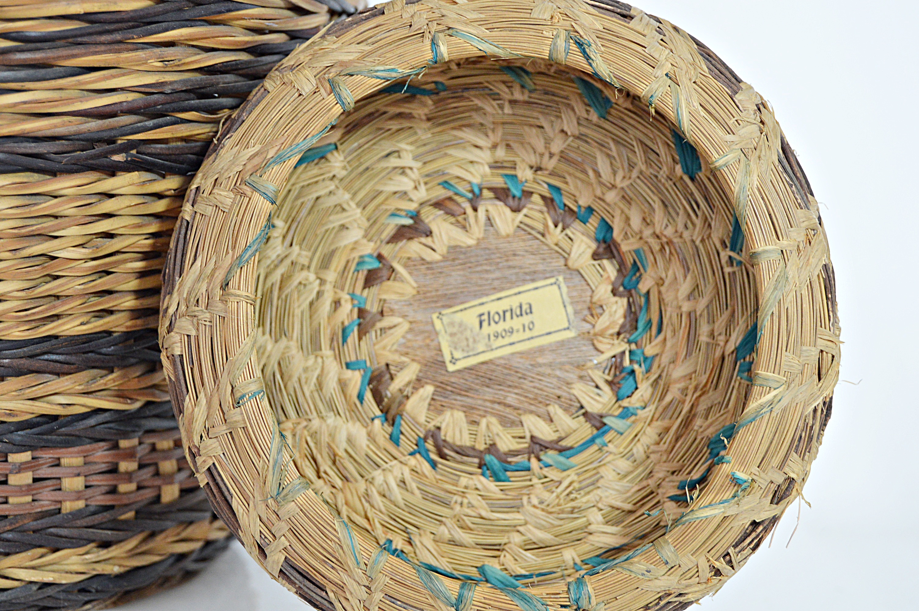 Vintage Handwoven Baskets