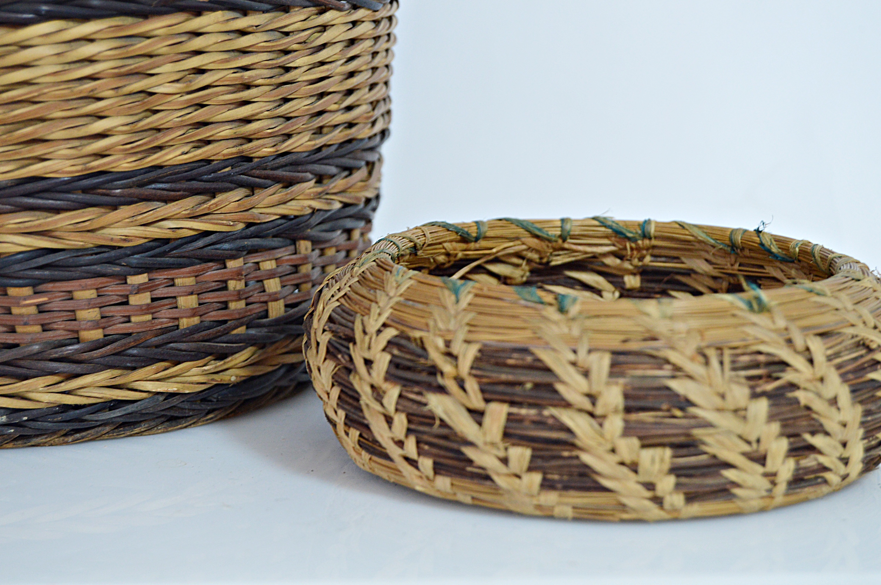 Vintage Handwoven Baskets