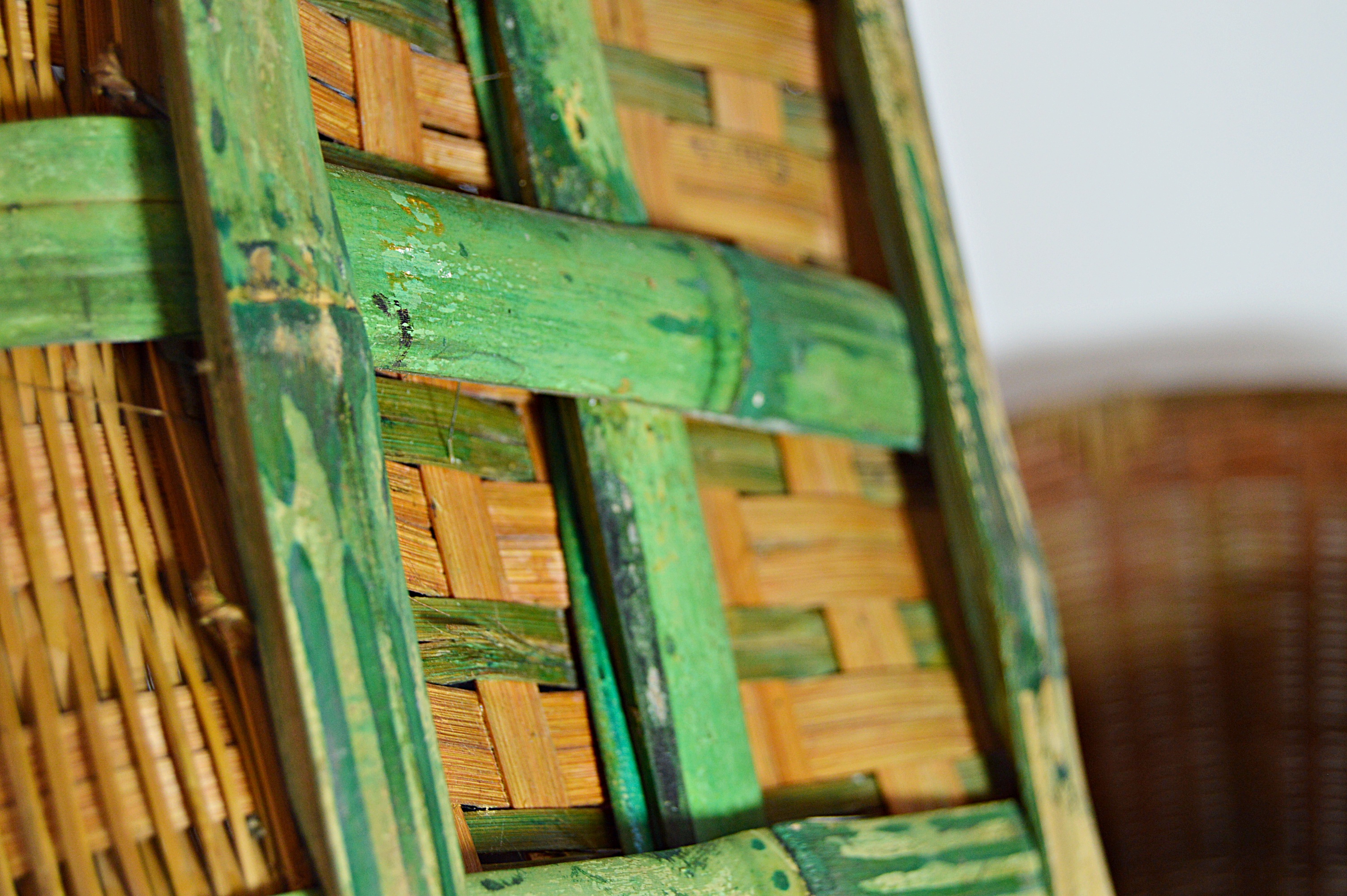 Three Vintage Wicker Baskets