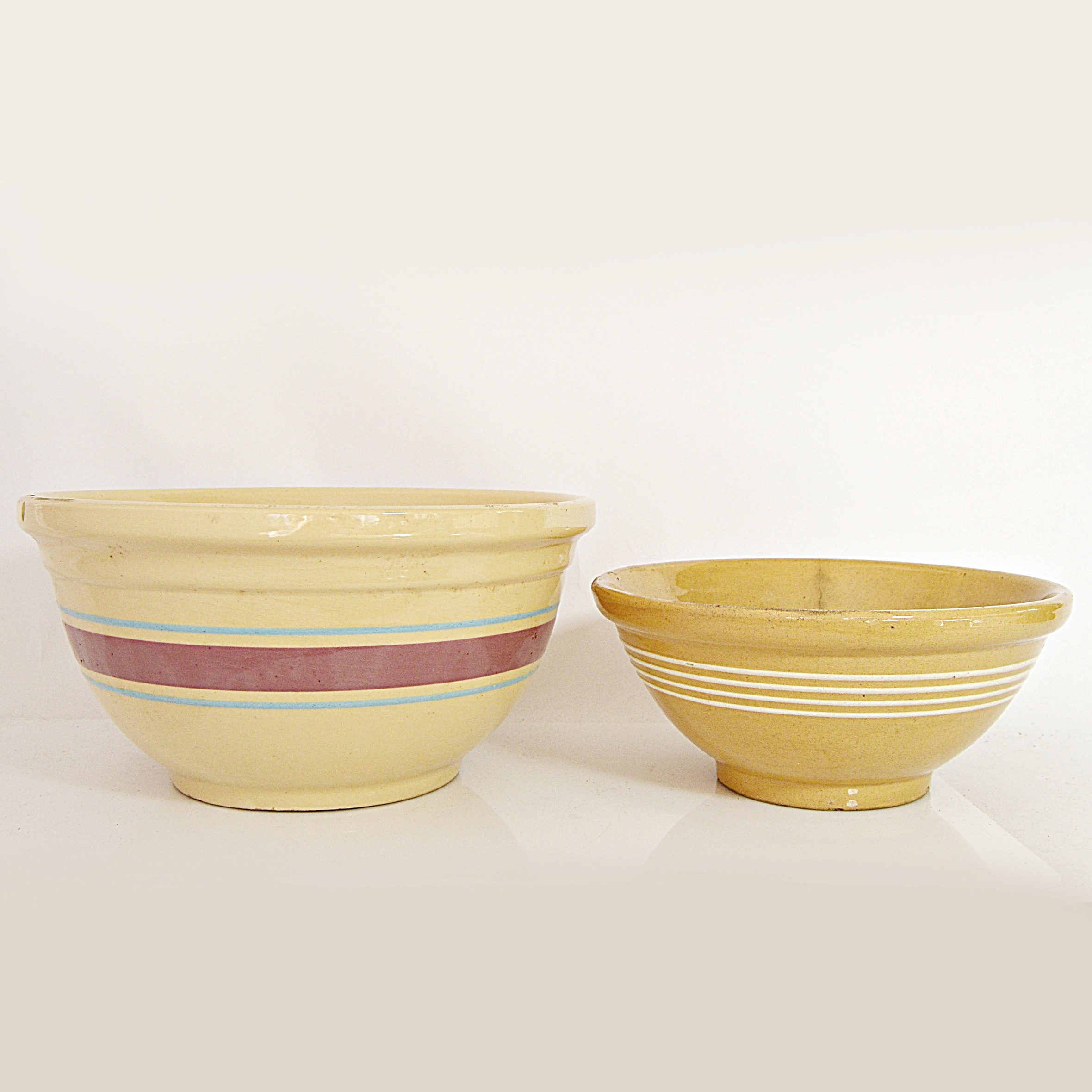 Vintage Yellowware Bowls