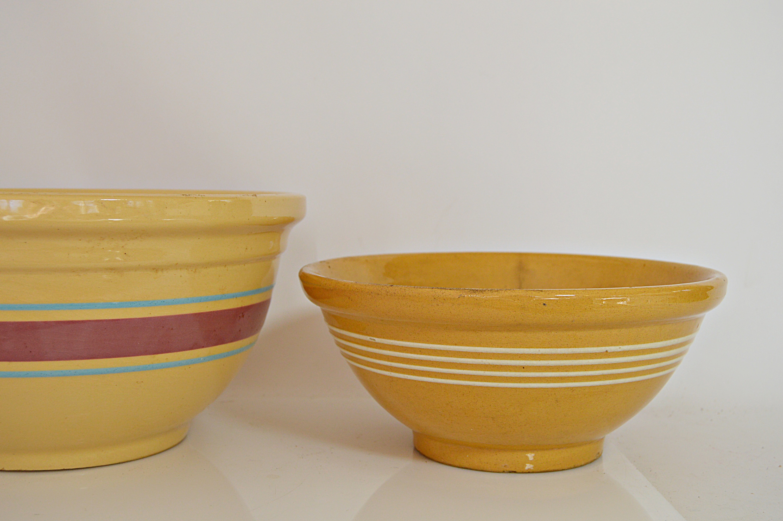 Vintage Yellowware Bowls