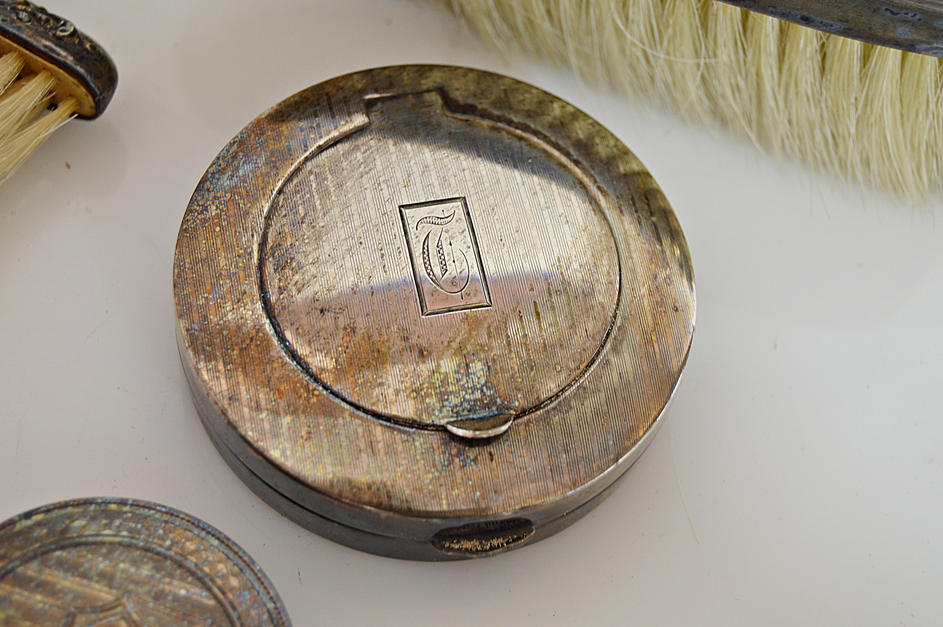 Vintage Sterling Silver Vanity Accessories