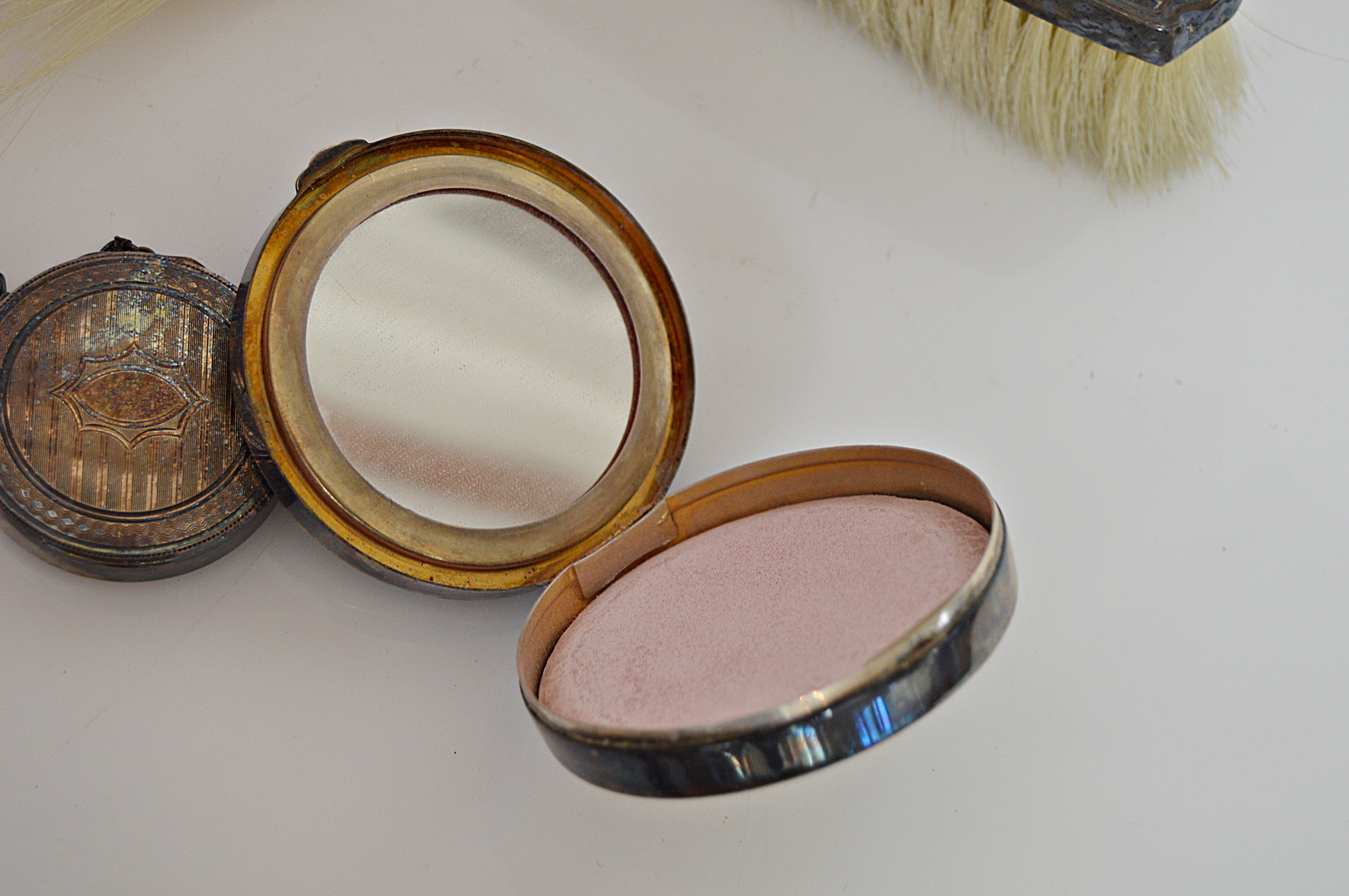 Vintage Sterling Silver Vanity Accessories