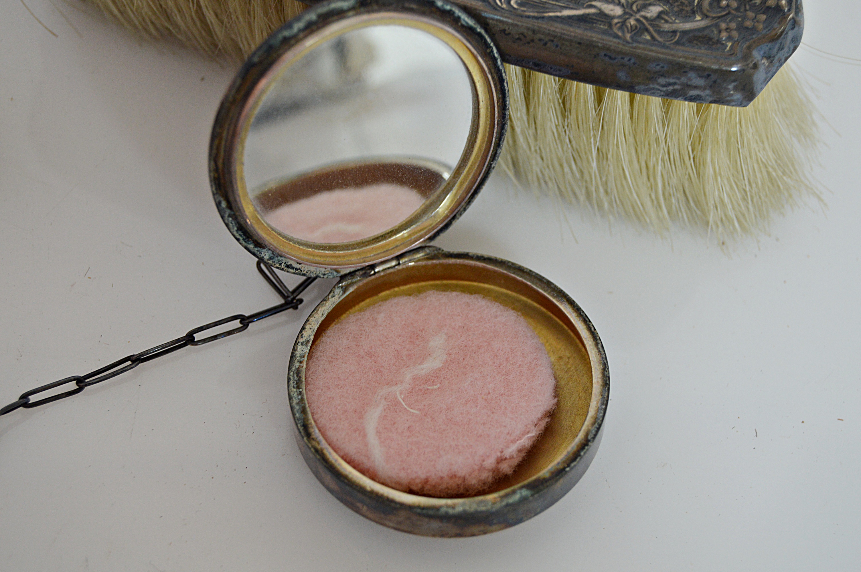 Vintage Sterling Silver Vanity Accessories