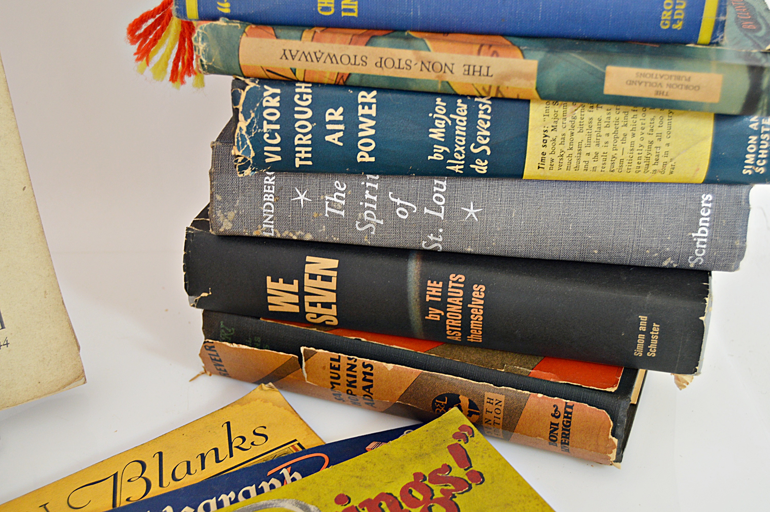 Vintage Books on Flying with Author-Signed, and WWII Aviation Books